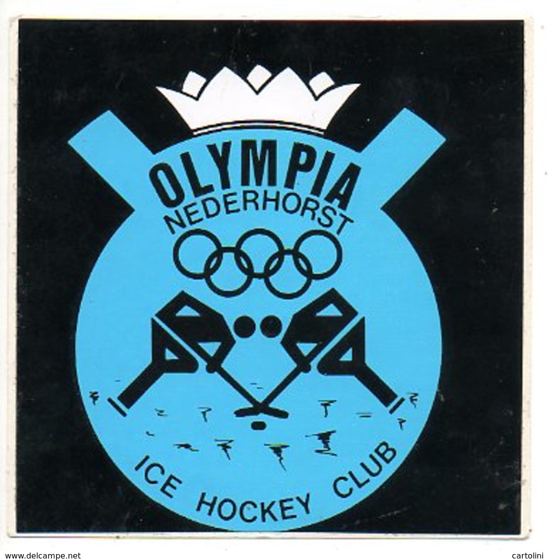 Sticker Autocollant   Nederhorst Oympia Ice Hockey Sport Reclame Publicite Publicity - Autres & Non Classés