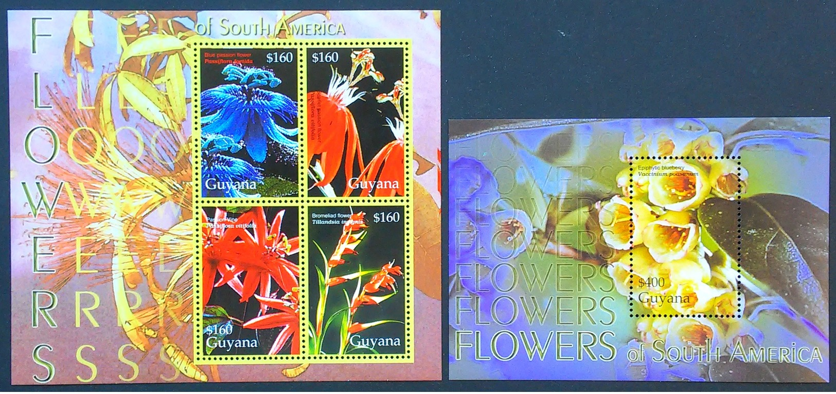 # Guyana 2004**Mi.7757-61  Flowers , MNH [8.97][12;222] - Other & Unclassified