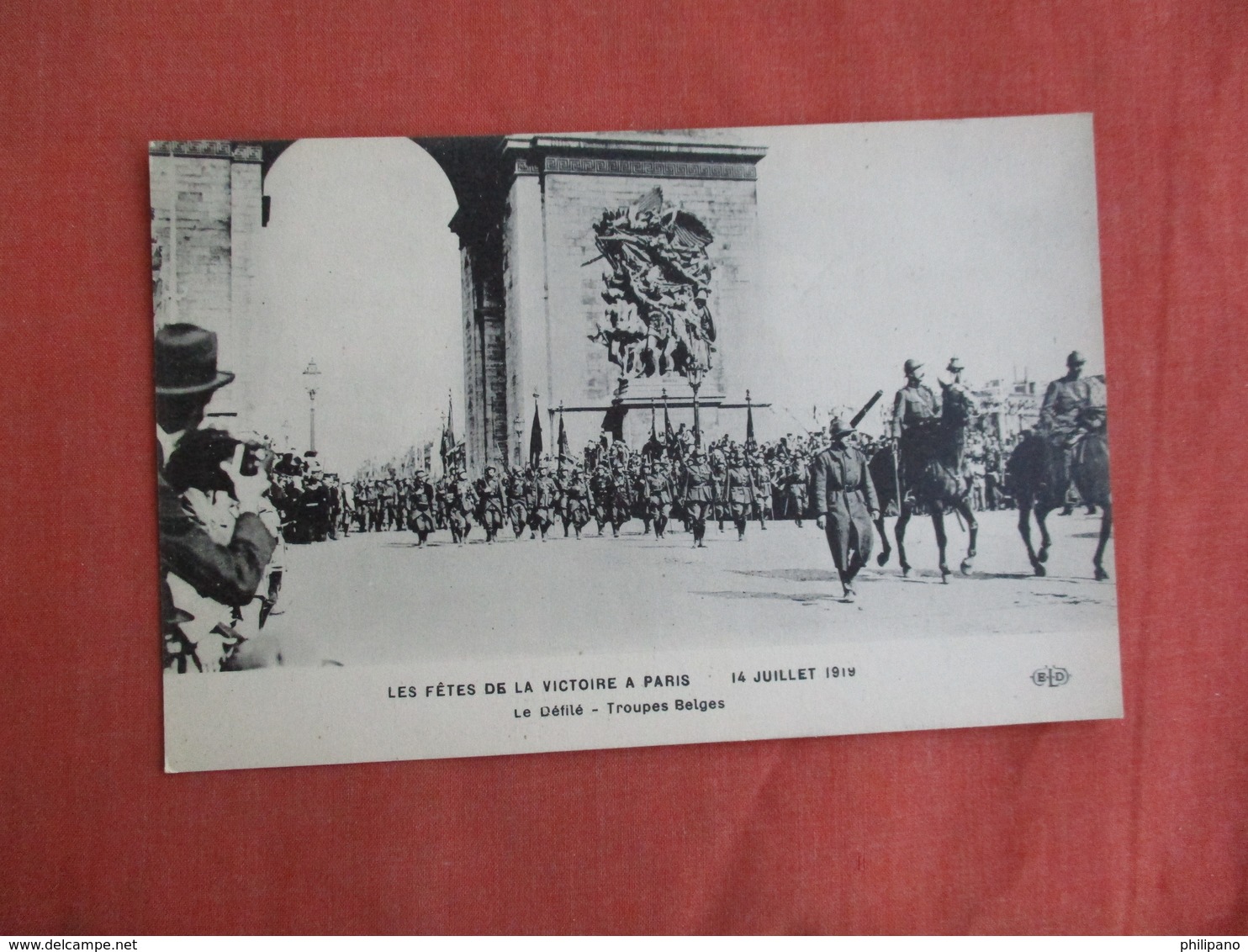 WW1 Victory Parade  14 July 1919  Paris  Ref 3101 - War 1914-18
