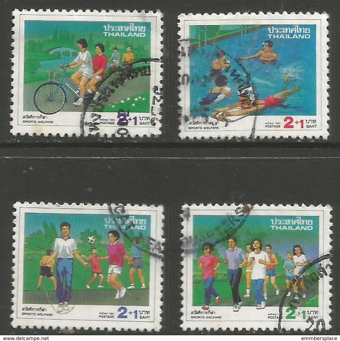 Thailand - 1991 Sports Welfare Used   Sc B74-7 - Thailand