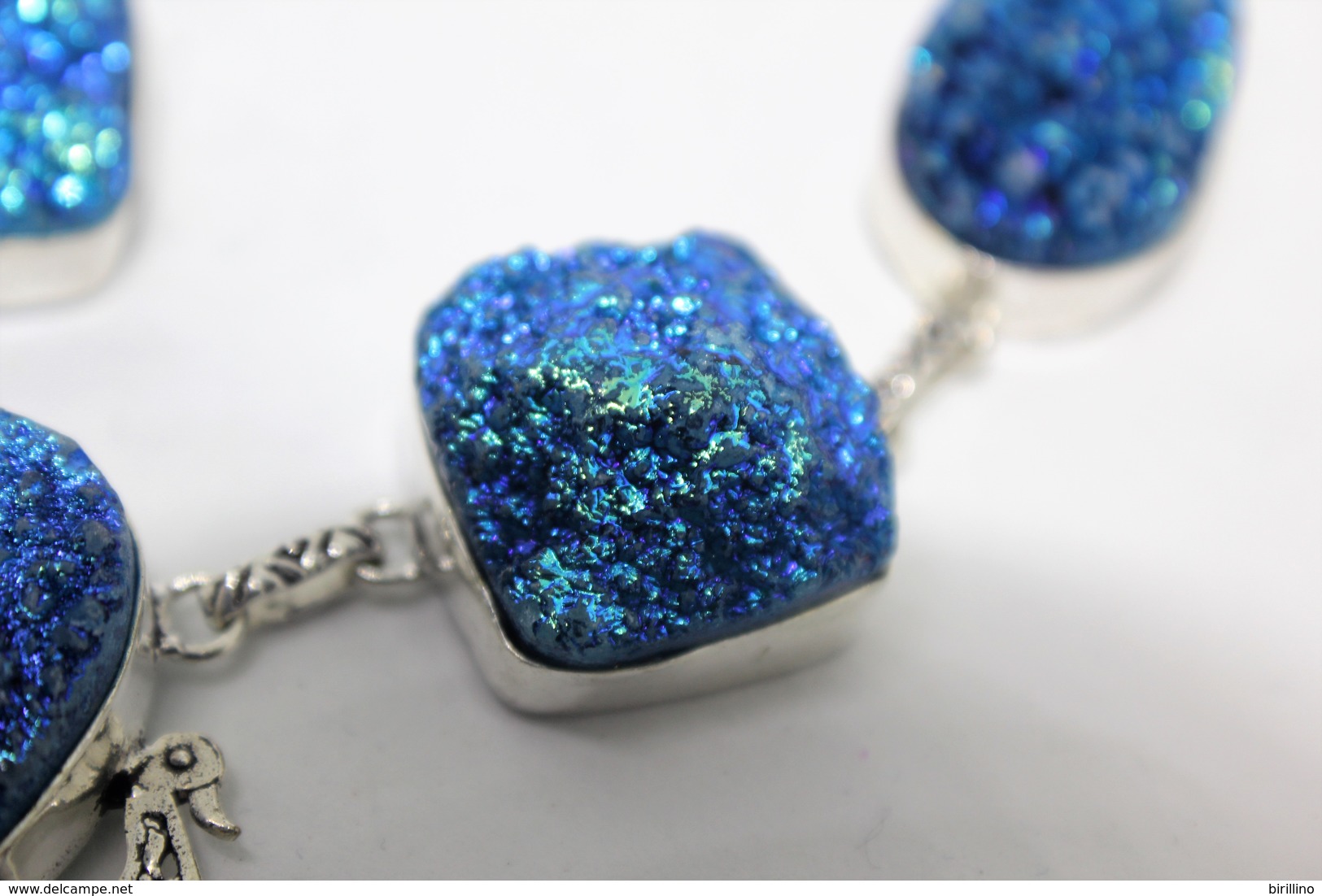 3932 - Collana di Titanium Druzy   misura 49 cm.