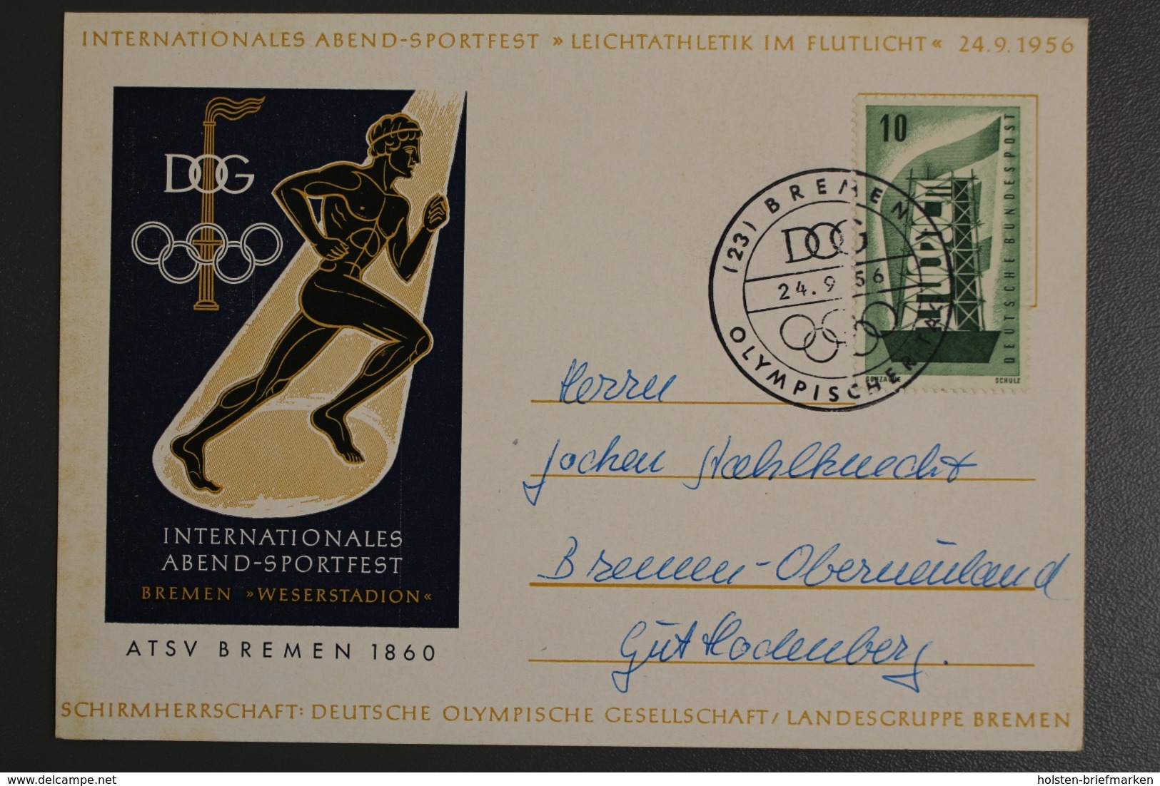 Bremen, Int. Abend-Sportfest, Weserstadion, ATSV Bremen, 1956 - Sonstige & Ohne Zuordnung