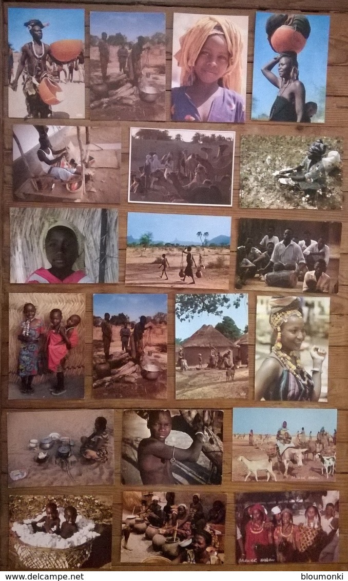 Lot De 20 Cartes Postales / Personnages D' AFRIQUE / TCHAD - Tchad