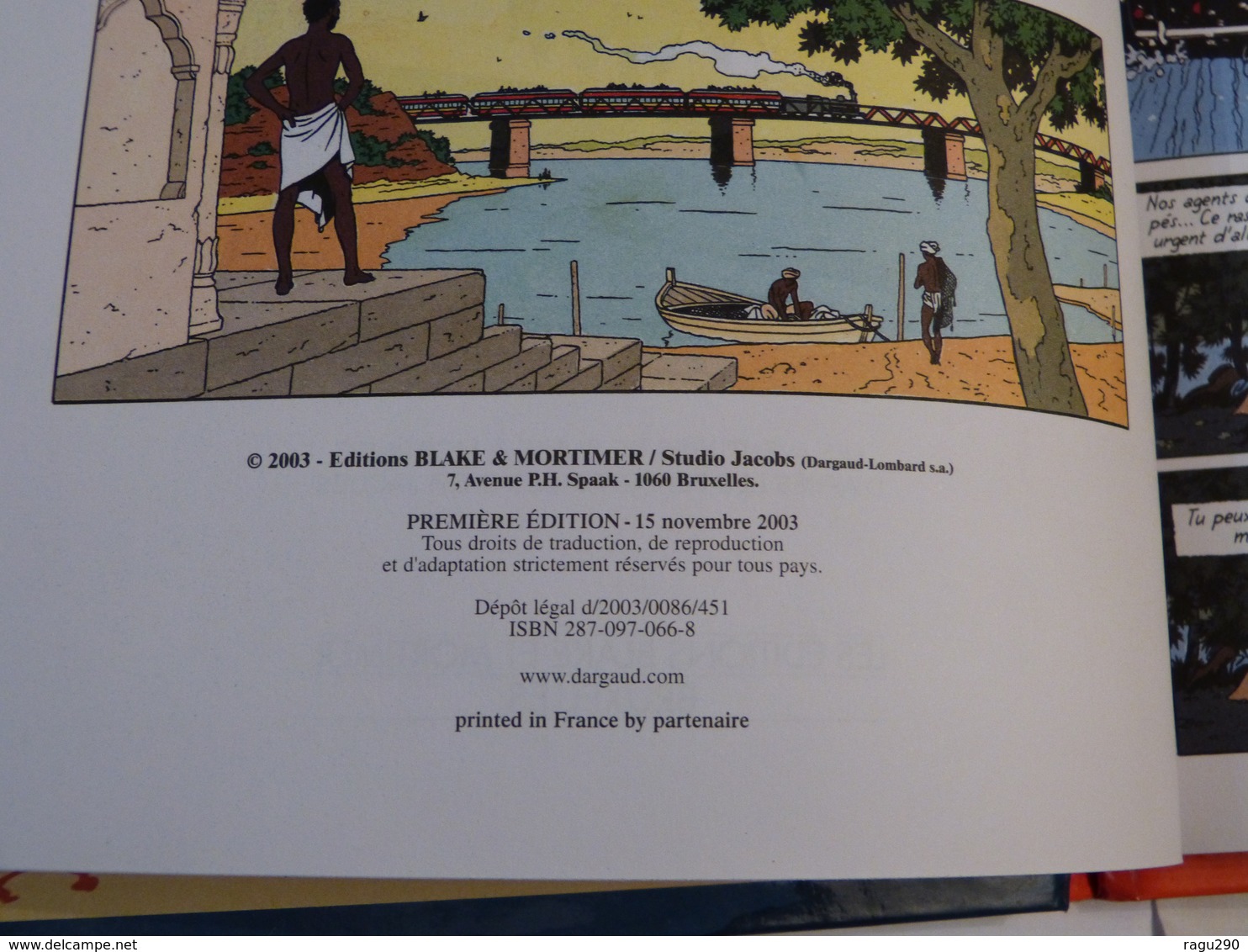 BD - BLAKE ET MORTIMER N° 16 LES SARCOPHAGES DU 6ème CONTINENT  édition Originale - Blake Et Mortimer