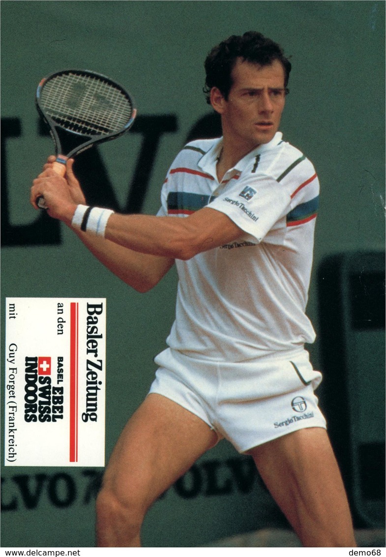 Tennis FORGET Guy FORGET Basler Zeitung - Tennis