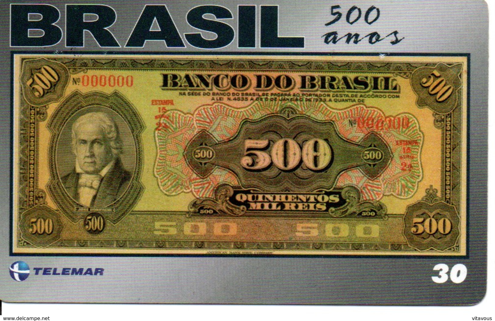 Billet De Banque Monnaie Money Bank Banknote Télécarte Phonecard (G 582) - Timbres & Monnaies