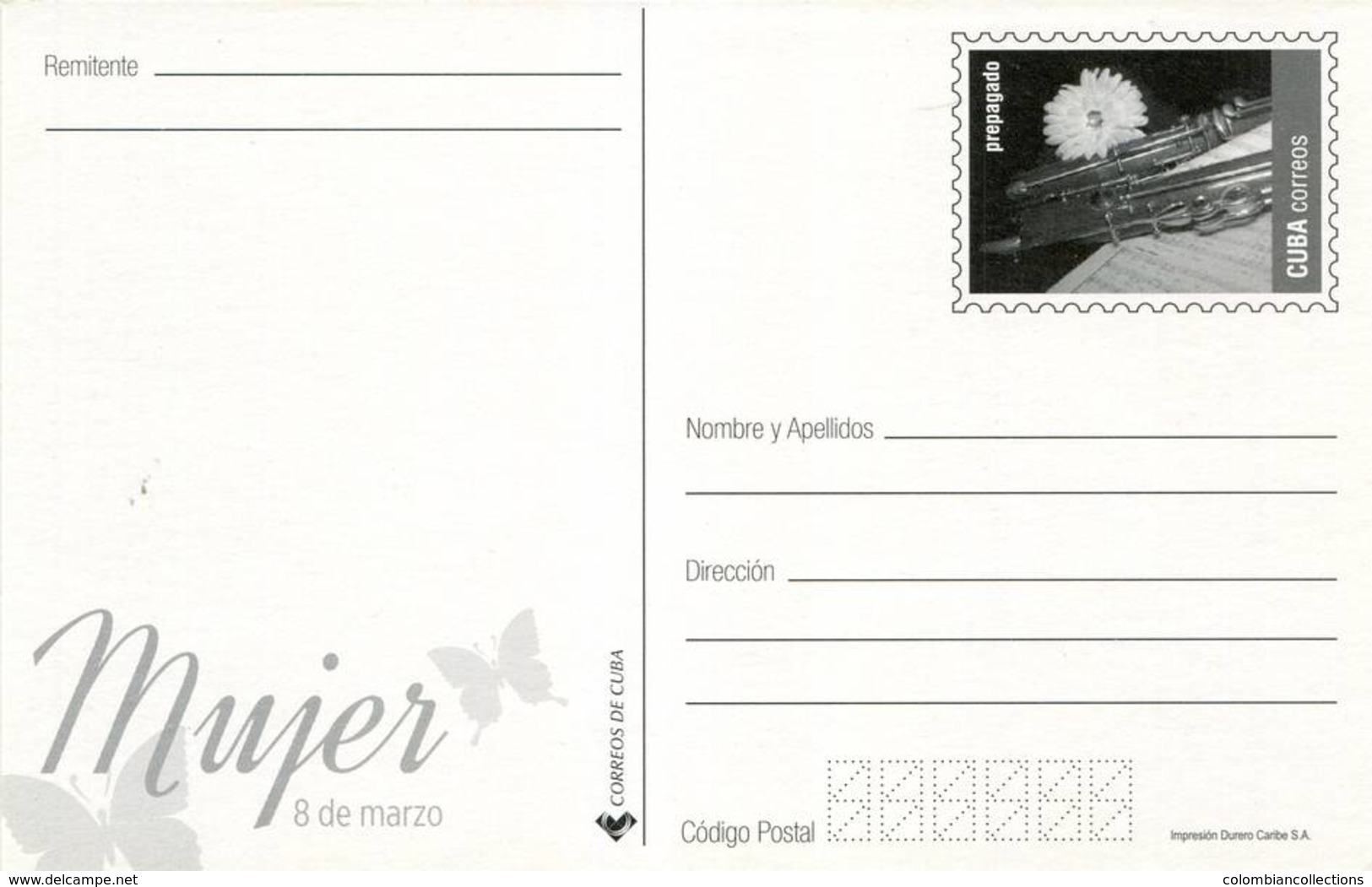 Lote PEP1141, Cuba, Entero Postal Stationery, Mujer, 8 De Marzo, 1-10, Women's Day - Cartes-maximum