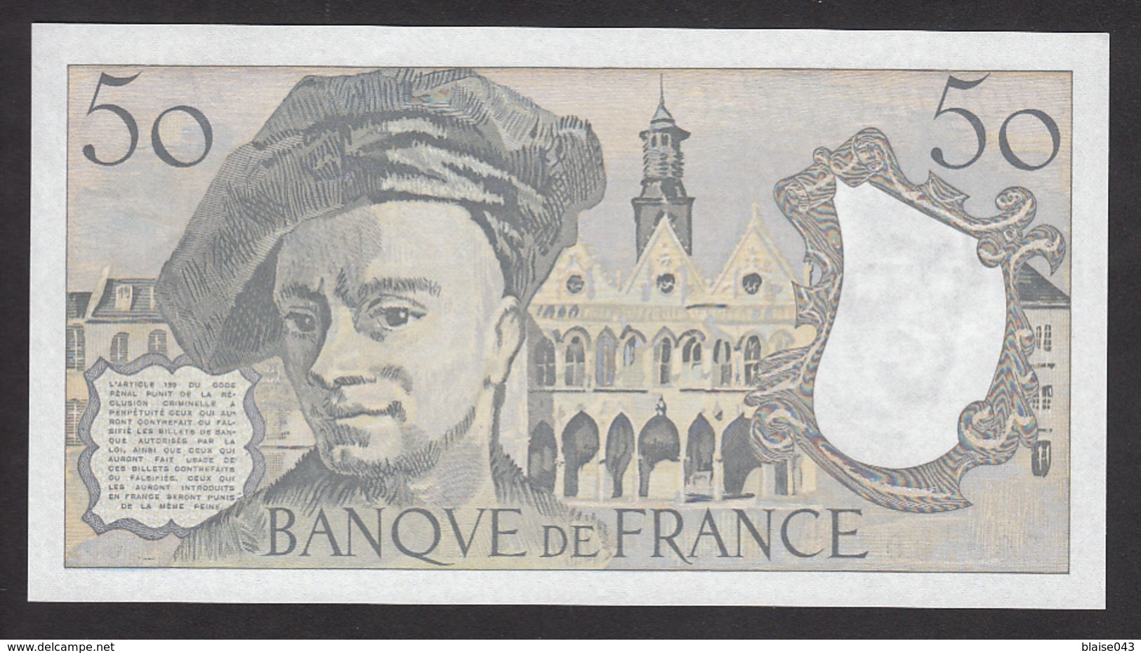 50 Francs Quentin De La Tour De 1991 - Fay 67/17 En Neuf - 50 F 1976-1992 ''Quentin De La Tour''