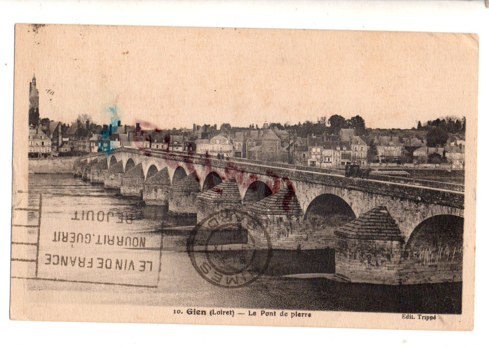 CPA: GIEN Le Pont De Pierre - Gien