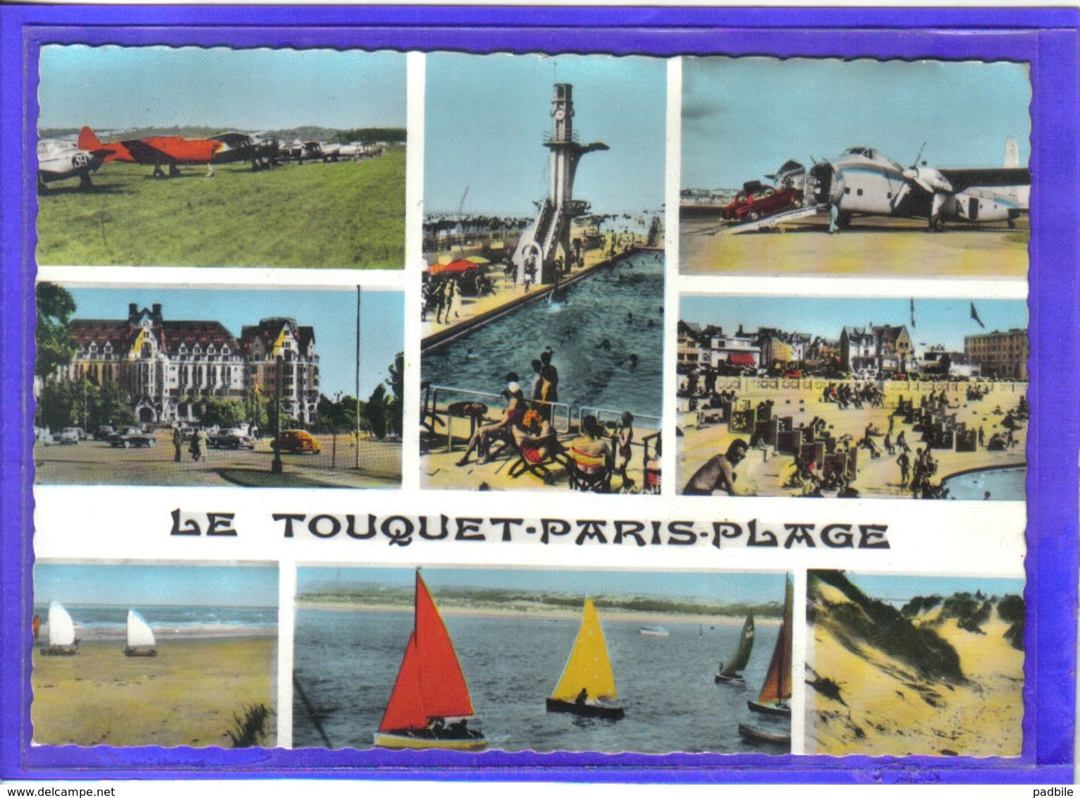 Carte Postale 62. Le Touquet-Paris-plage  Très Beau Plan - Le Touquet