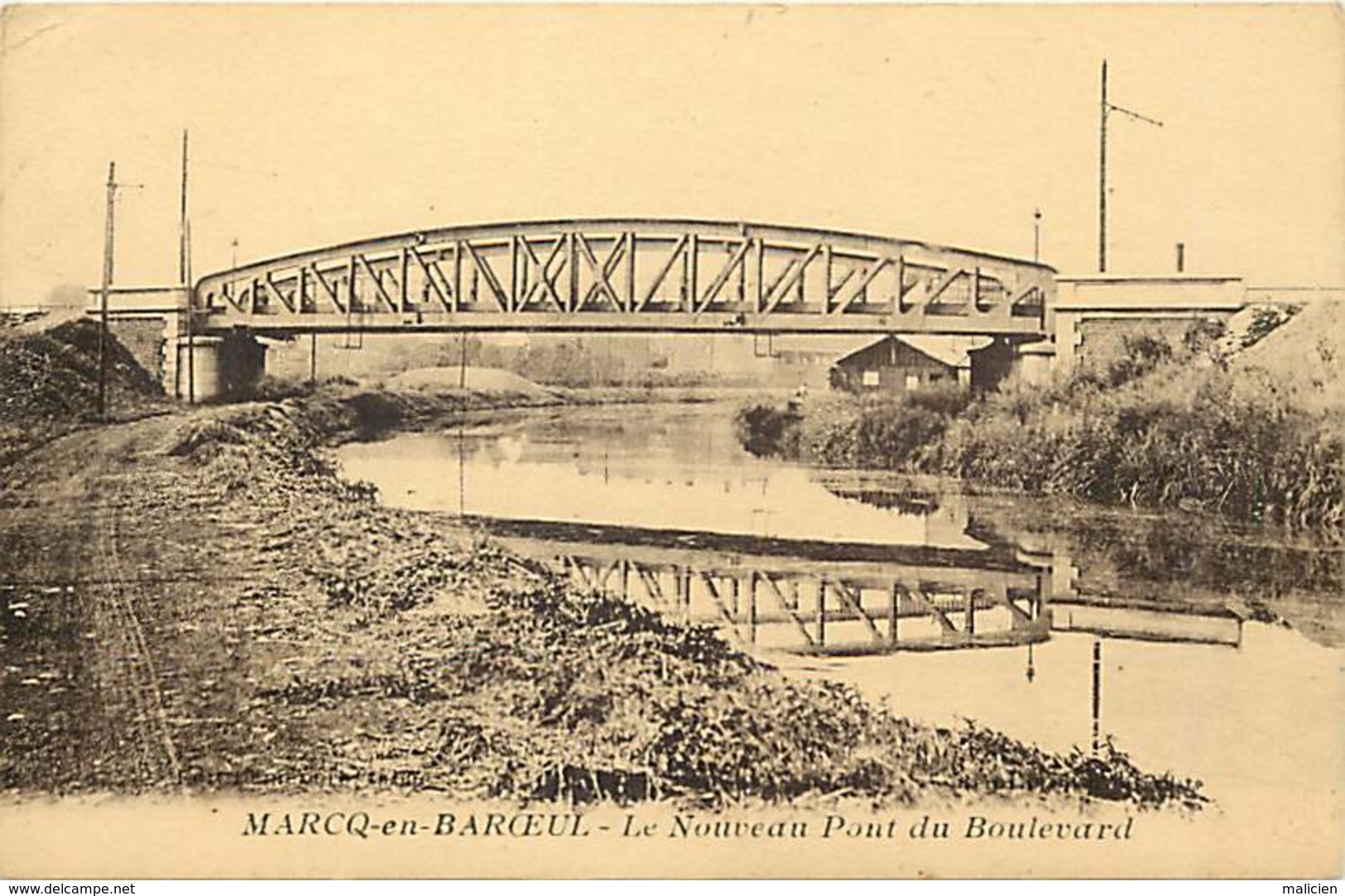 -depts Div.-ref-AE844- Nord - Marcq En Baroeul - Nouveau Pont Du Boulevard - Ponts - Carte Bon Etat - - Marcq En Baroeul