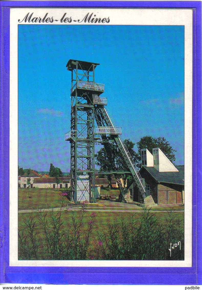 Carte Postale 62. Marles-les-mines  Le Puits De La Fosse  Très Beau Plan - Autres & Non Classés
