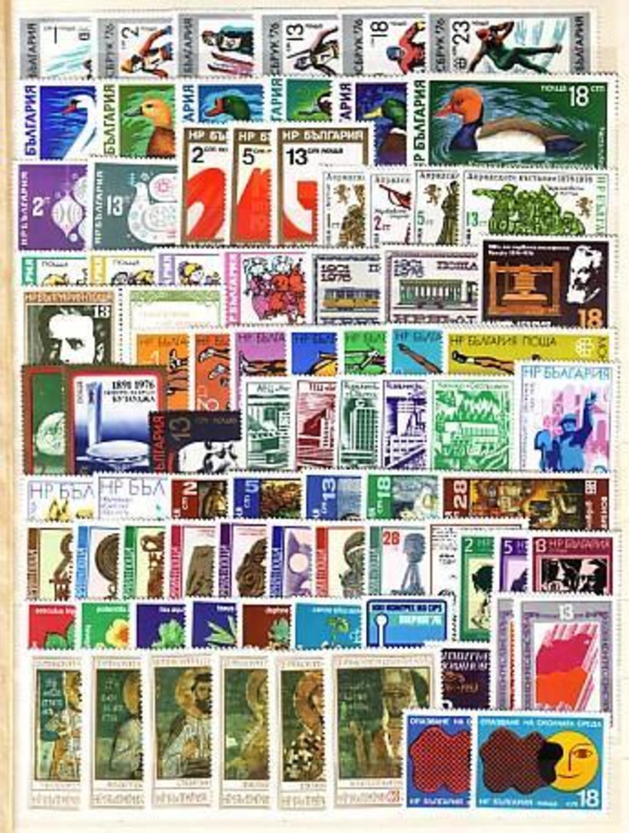 1976 Comp.-MNH  Yvert Nr-2186/2267+BF58/67  BULGARIA/ Bulgarie - Années Complètes