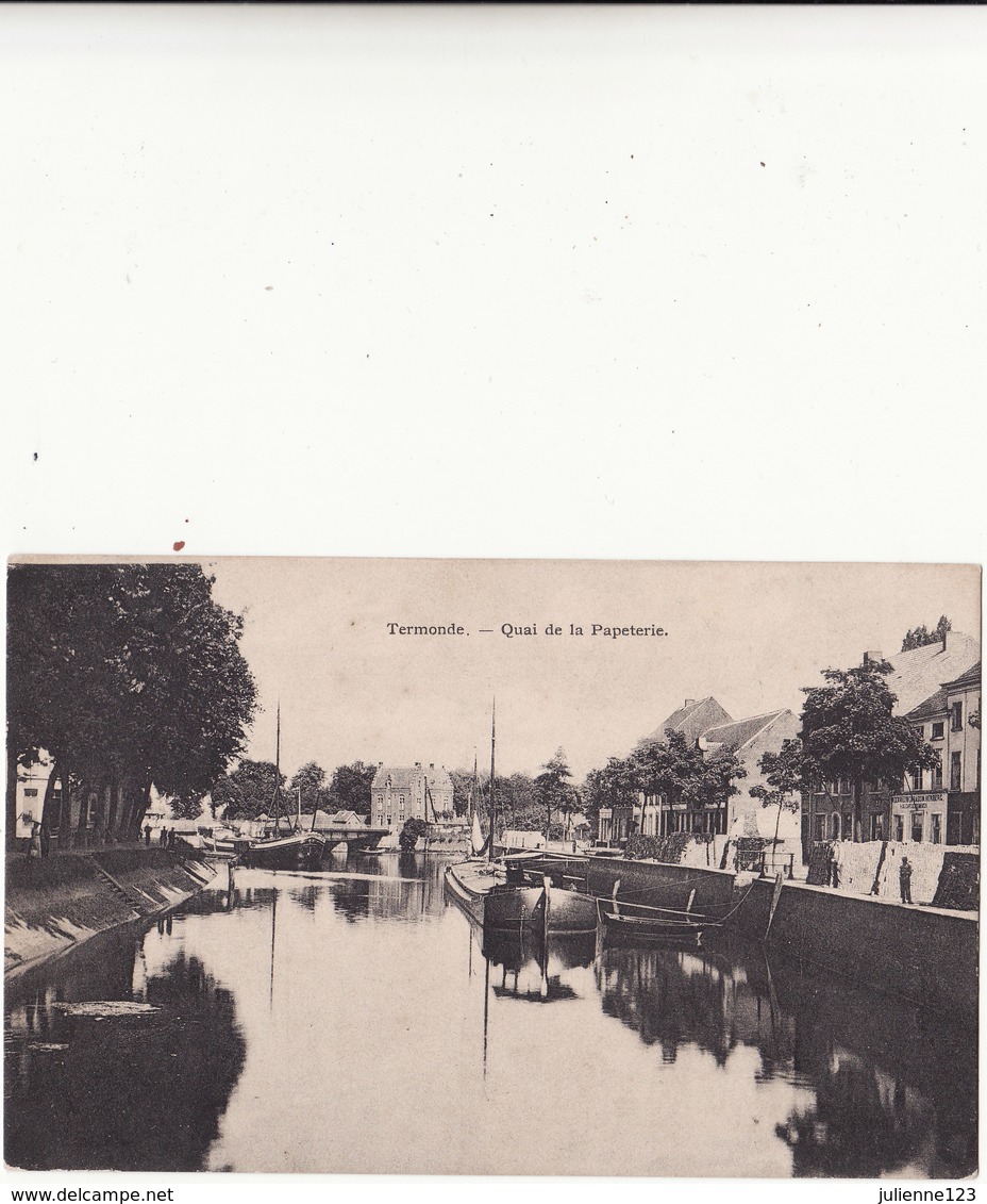 TERMONDE.-QUAI DE LA PAPETERIE. - Dendermonde