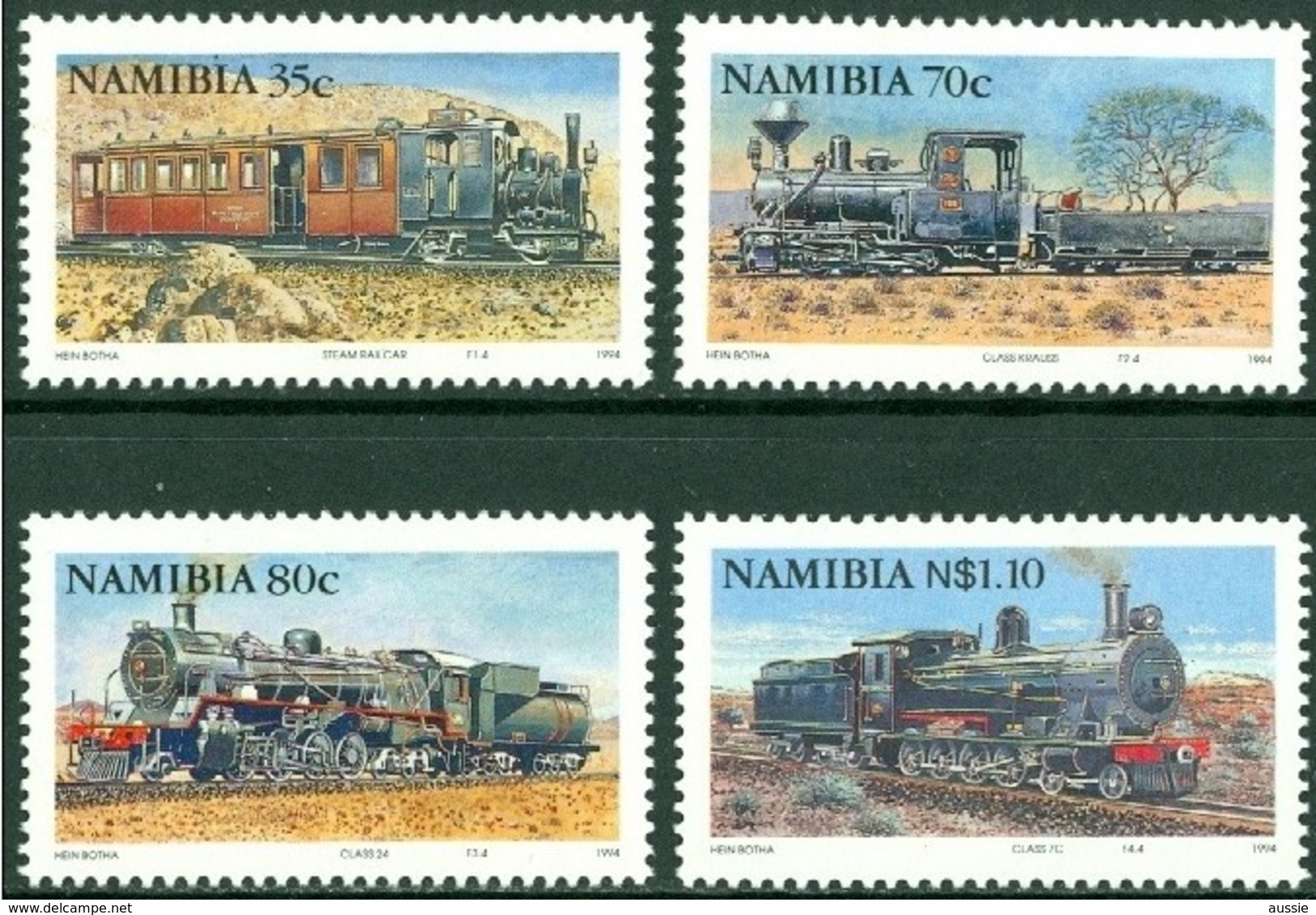 Namibia Namibie 1994 Yvertnr 736-739 *** MNH Chemin De Fer Treinen Trains - Namibie (1990- ...)