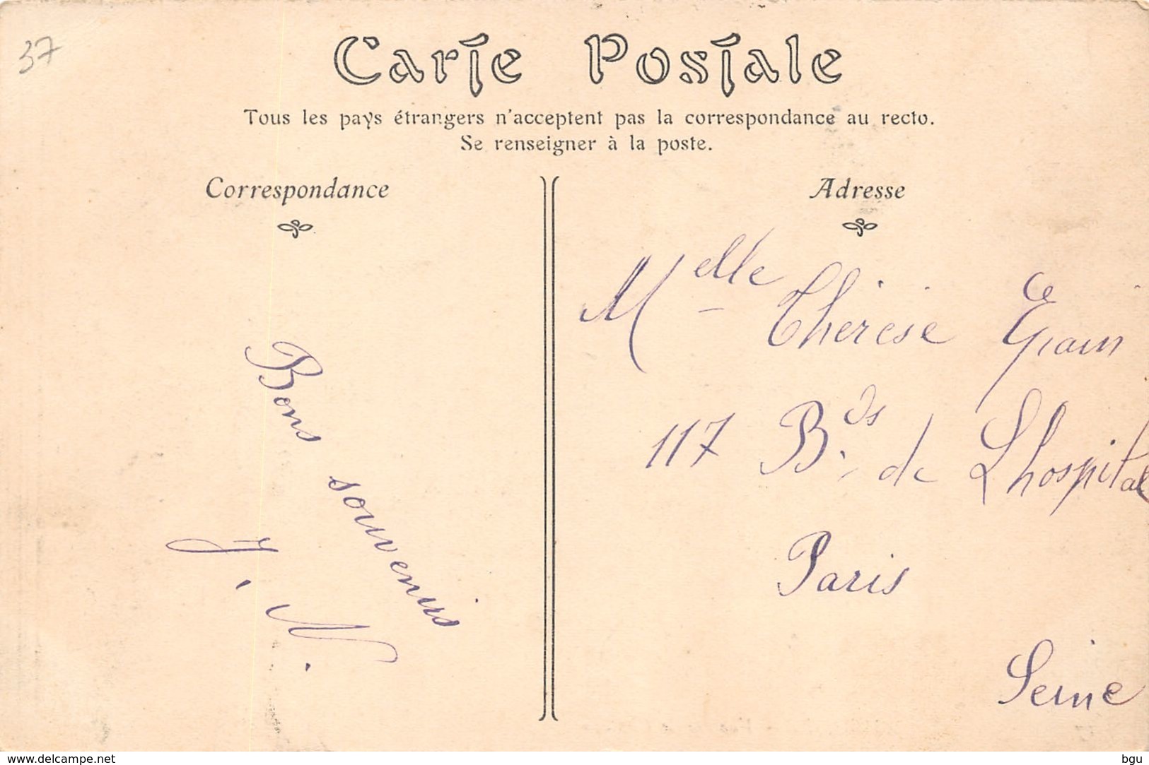 Amboise (37) - Lot de 16 cartes format CPA