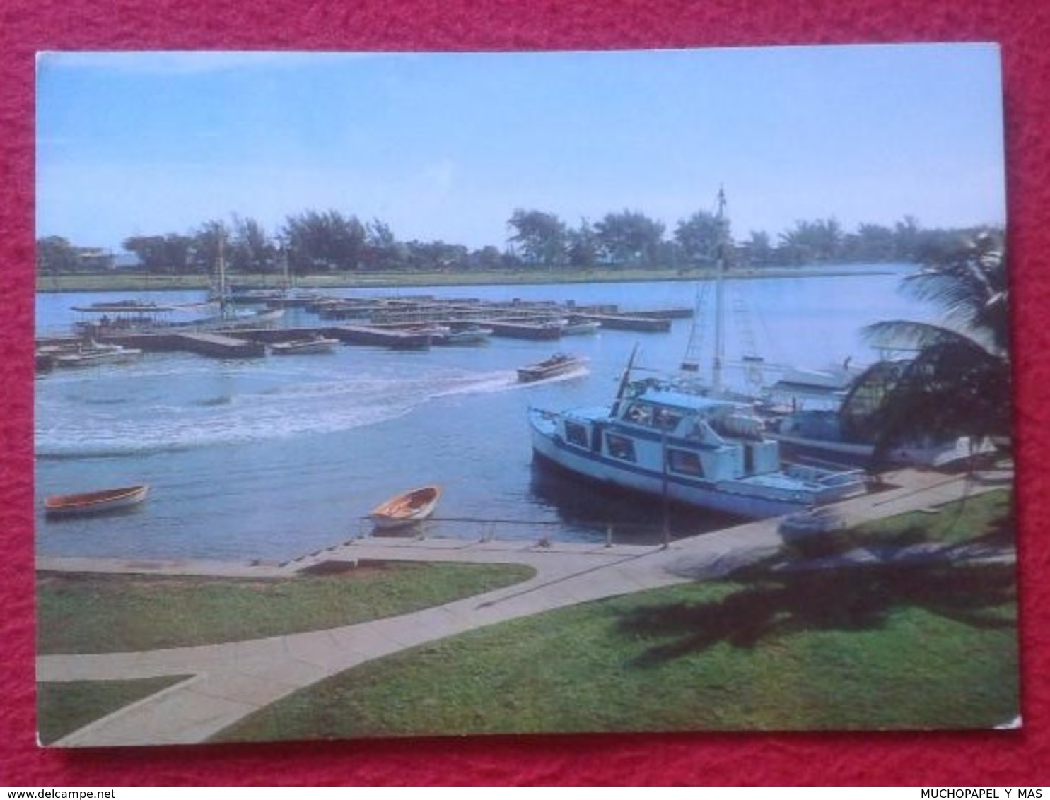 POSTAL POSTCARD POST CARD Isla De Cuba Dársena De VARADERO MATANZAS DOCK. CARTE POSTALE ISLAND VER FOTO/S Y DESCRIPCIÓN - Otros & Sin Clasificación