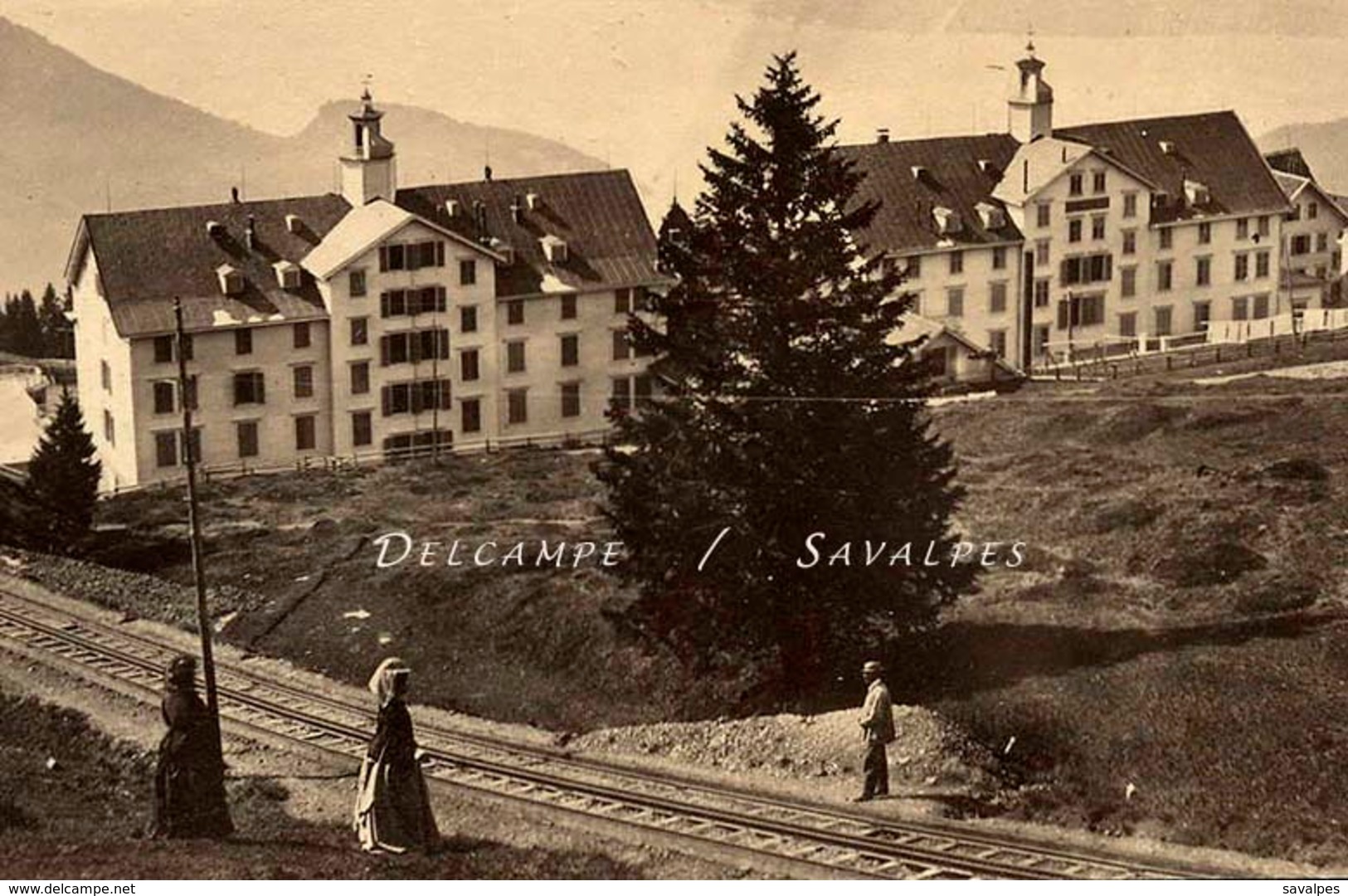 Suisse Lucerne * Rigi Kaltbad Vers 1875 * Photo Albumine - Voir Scans - Antiche (ante 1900)