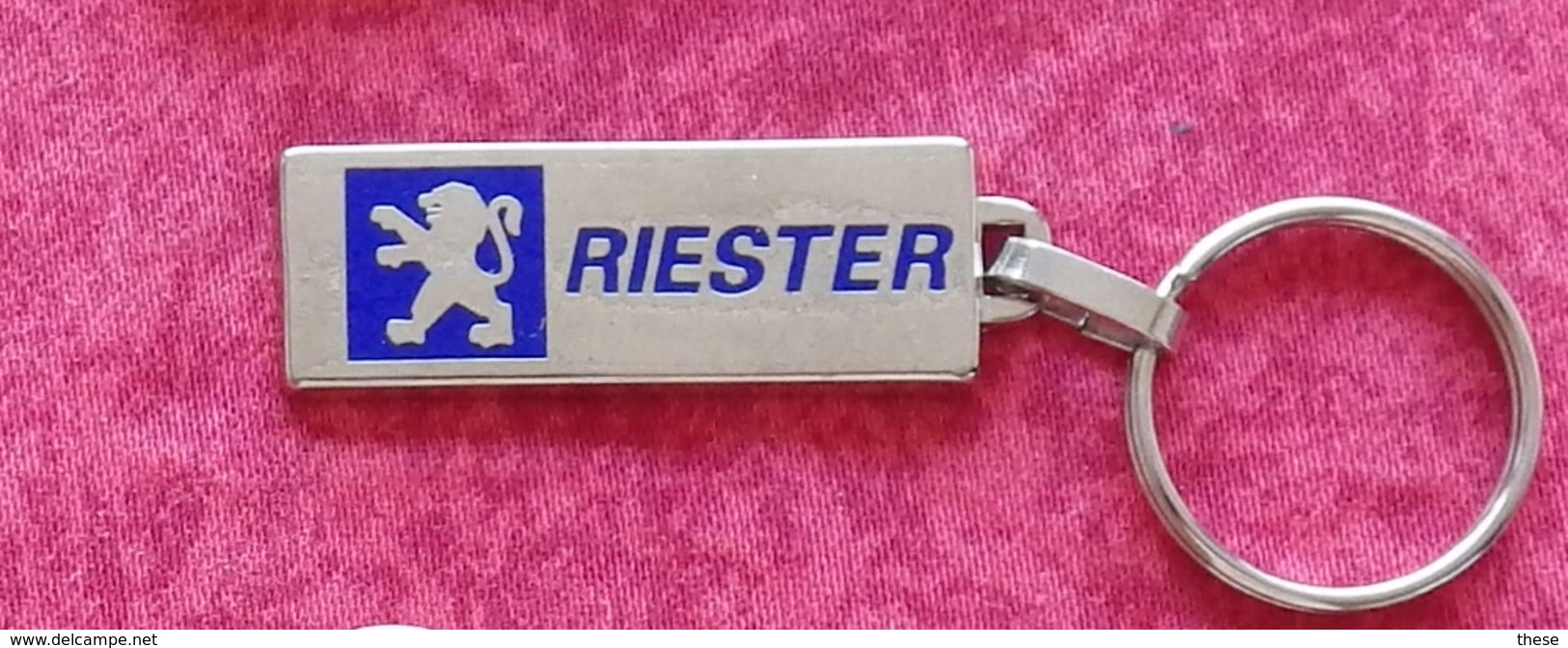 PORTE CLEFS - PEUGEOT  RIESTER - Autres & Non Classés