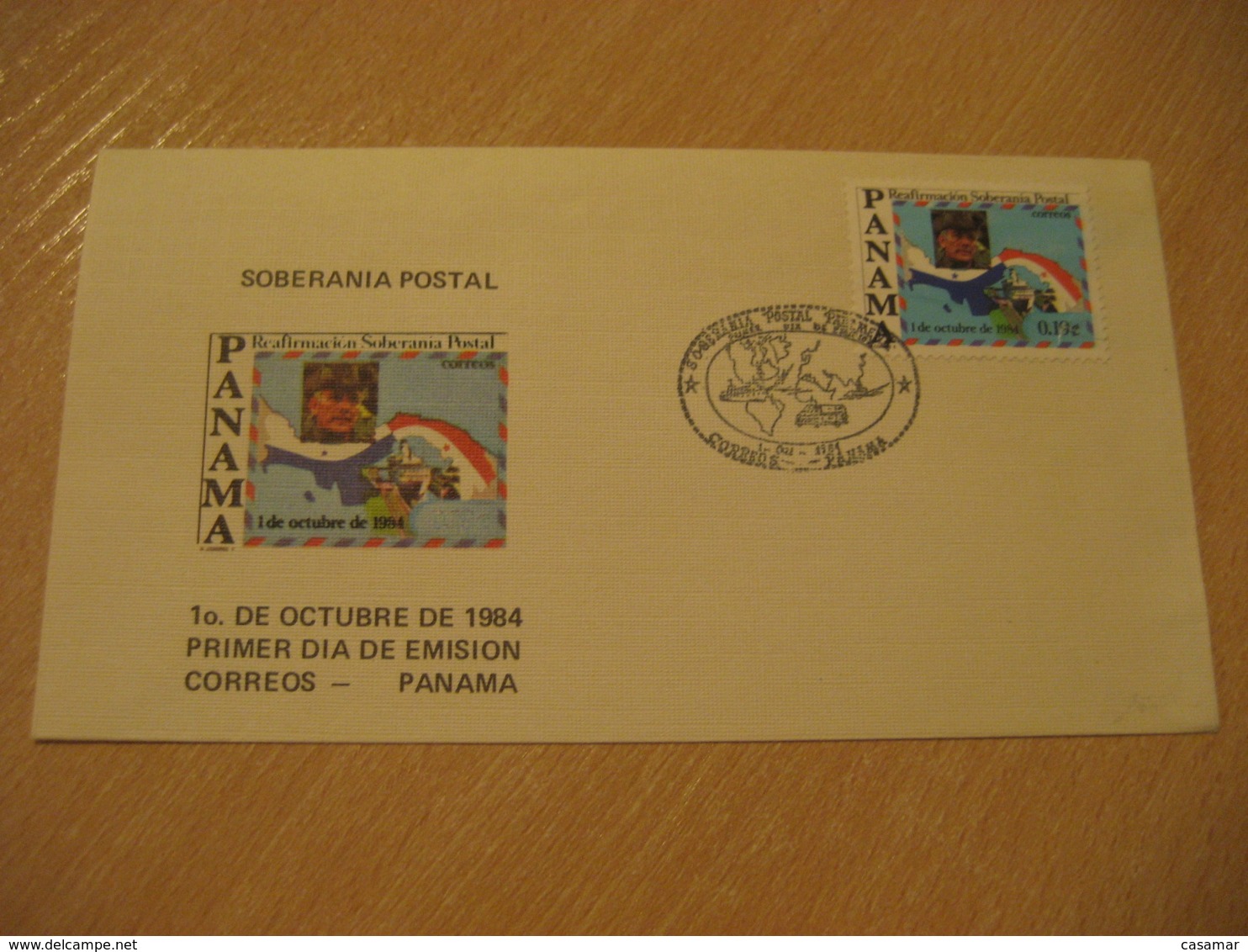 1984 Soberania Postal FDC Cancel Cover PANAMA - Panama