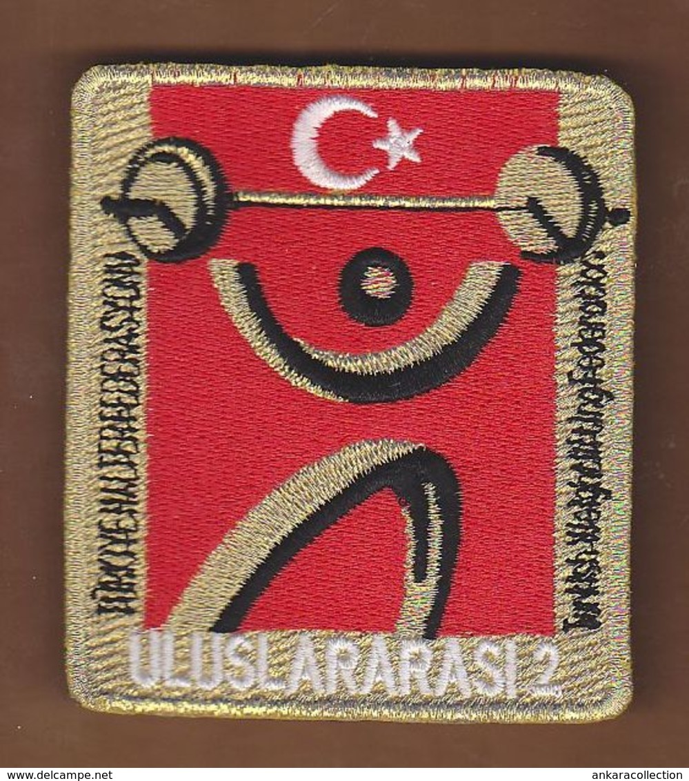 AC -  TURKISH WEIGHTLIFTING FEDERATION INTERNATIONAL REFEREE 2 PATCH - Ecussons Tissu