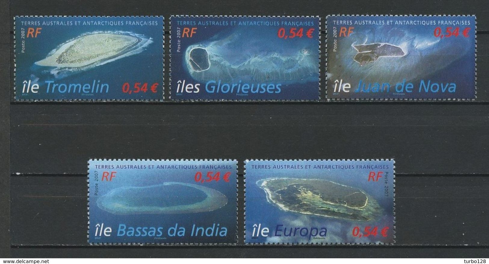 TAAF N° 472/476 ** Neufs MNH Superbes Cote 10,50 € Faune Marine Tortue Turtle Iles Eparses Océan Indien Tromelin - Neufs