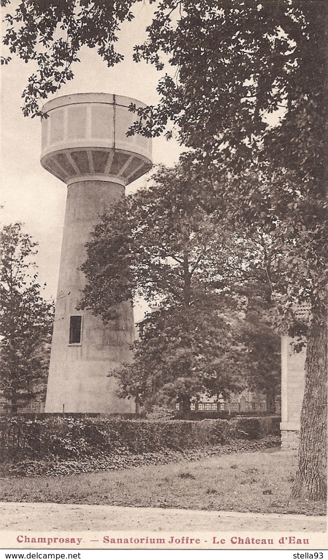 91 Champrosay Draveil  Sanotorium Joffre Château D'eau/châteaux D'eau - Watertorens & Windturbines