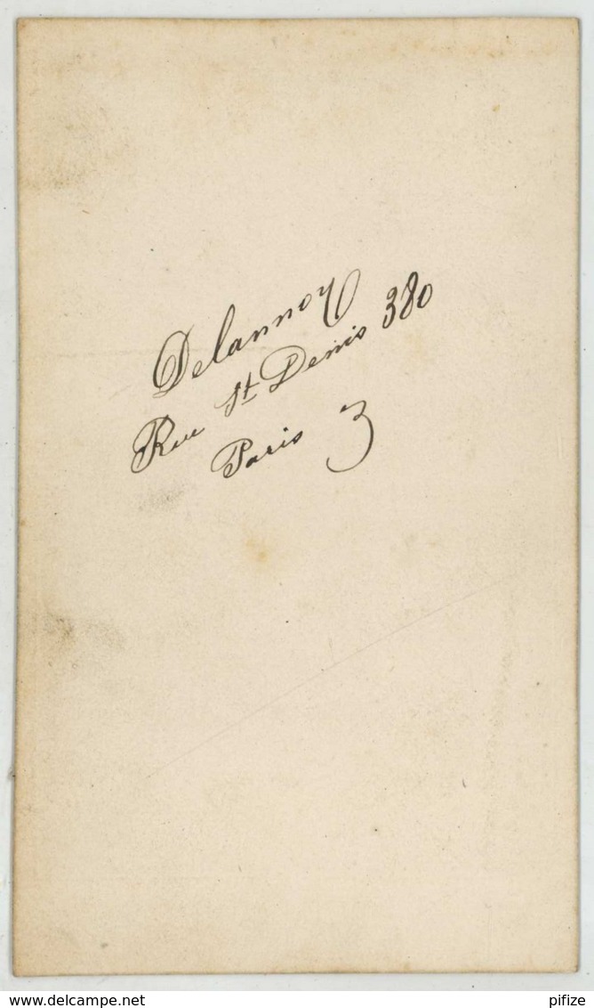 CDV 1860-70 Delannoy (manuscrit) à Paris , Légendée "Jean Tramblet Docteur Ramet". - Anciennes (Av. 1900)