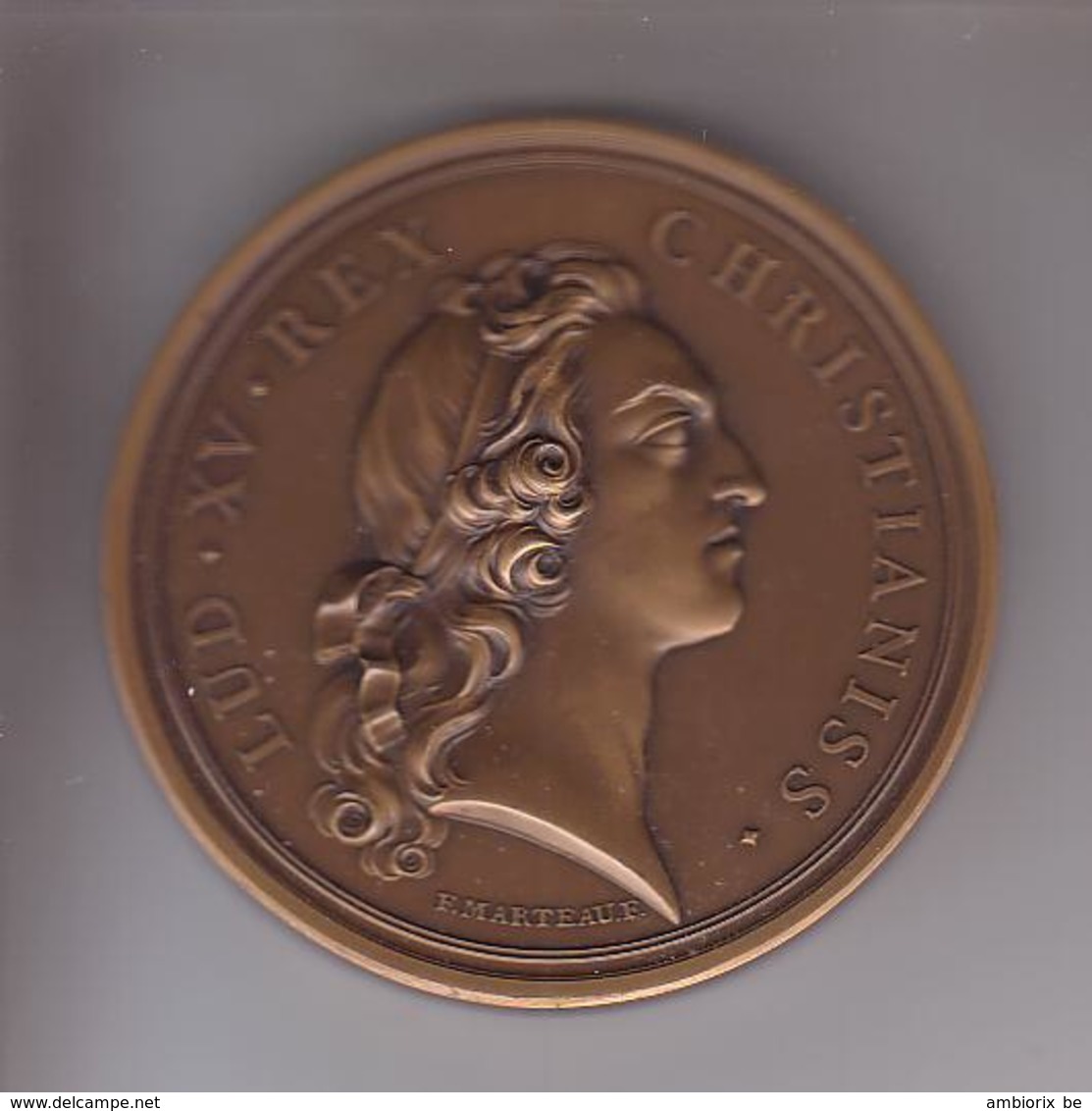 LUD XV REX CHRISTIANISS - SALUS GENERIS HUMANI - Superbe Médaille Graveur Marteau - Royaux / De Noblesse