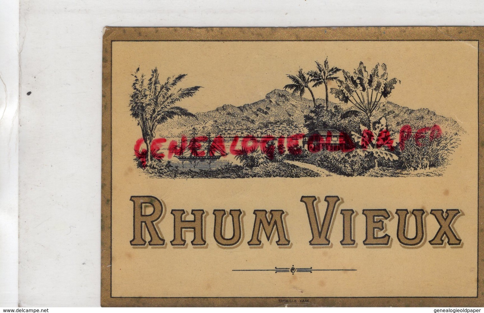 ETIQUETTE RHUM VIEUX - Rhum