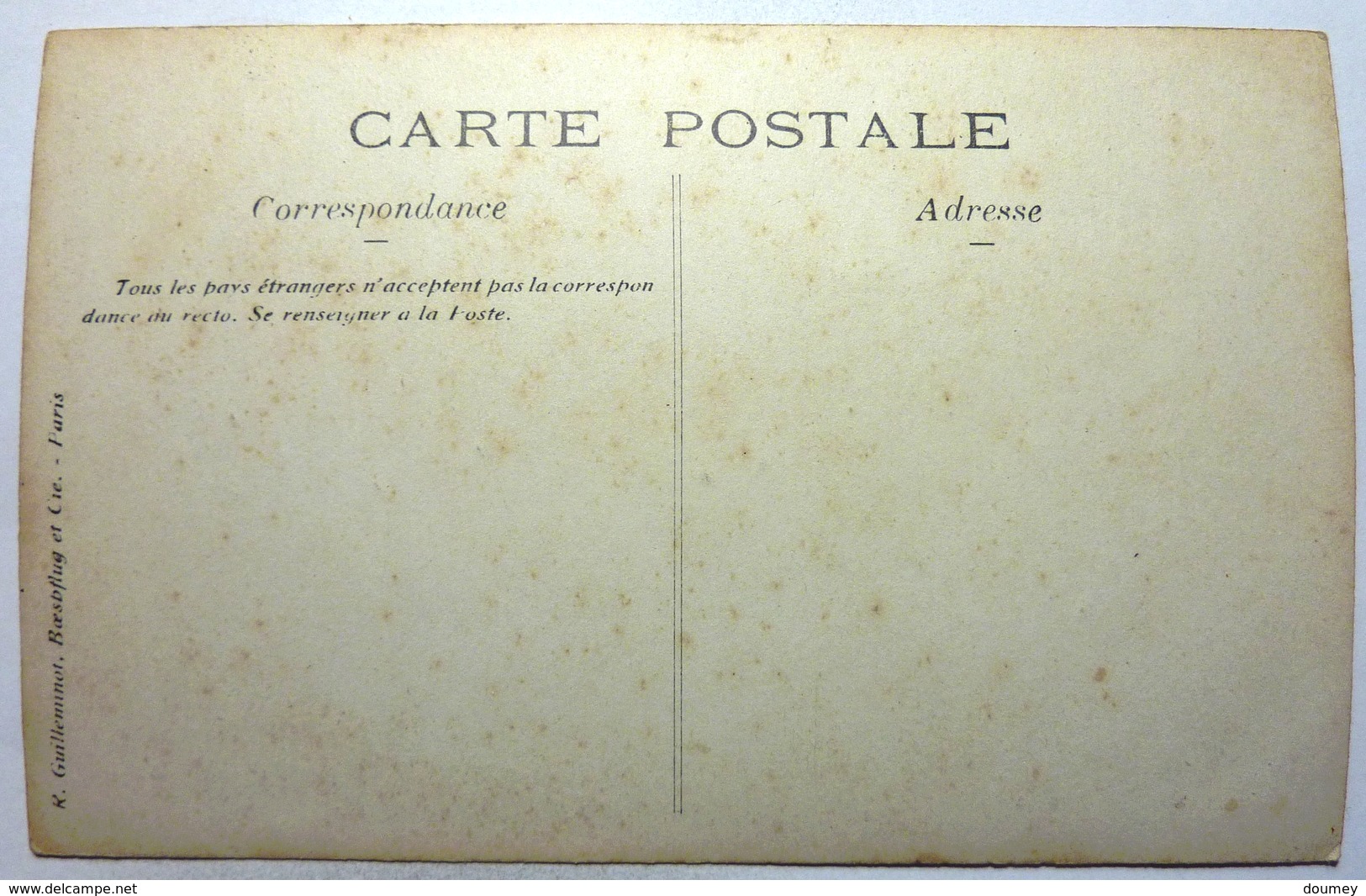 CARTE PHOTO DE GARDES CHASSES Á IDENTIFIER - Chasse