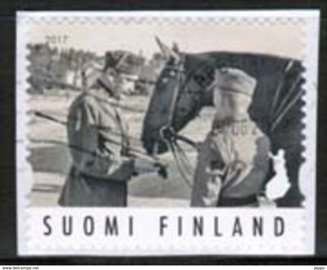 2017 Finland, Marshal Mannerheim Used. With Aland On The Map. - Oblitérés