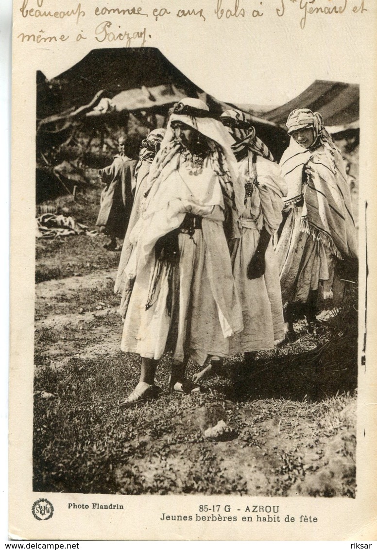 MAROC(AZROU) TYPE(FETE) - Autres & Non Classés