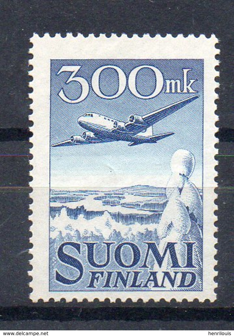 FINLANDE   Timbre Neuf  ** De 1950  ( Ref 1032 C ) Transports - Avion - Ungebraucht