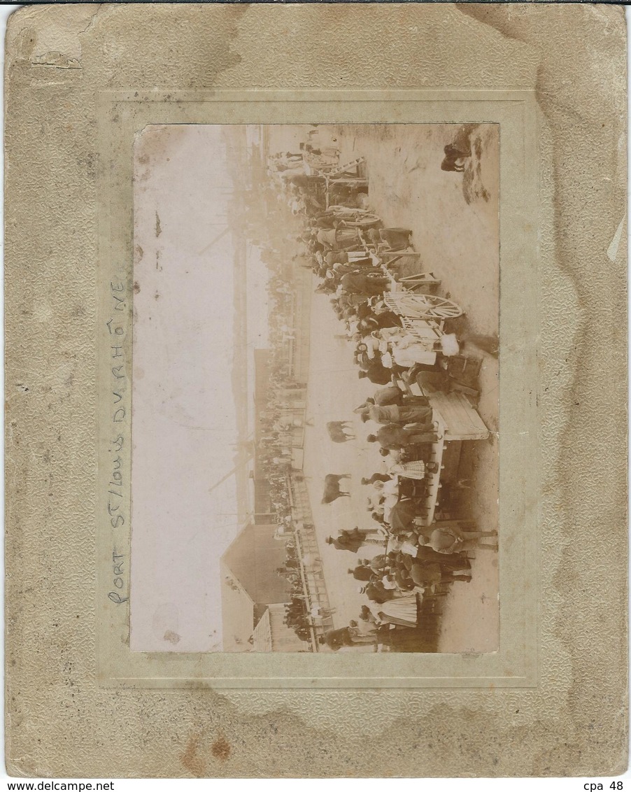 Bouches Du Rhone : Port St Louis , Scène De Tauromachie, Belle Photographie D'Epoque (Vers 1890), Voir Descriptif... - Saint-Louis-du-Rhône