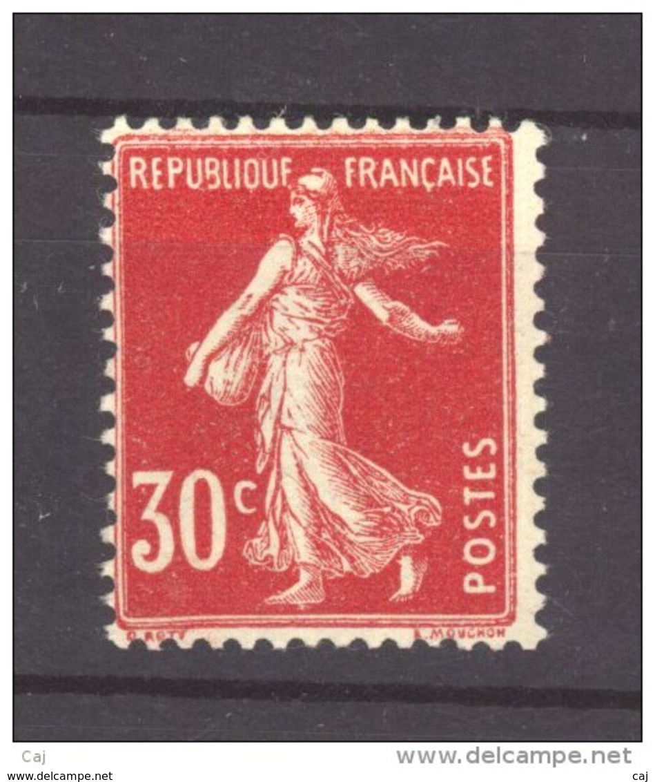 France  :  Yv  160  **                     ,    N2 - 1906-38 Semeuse Camée