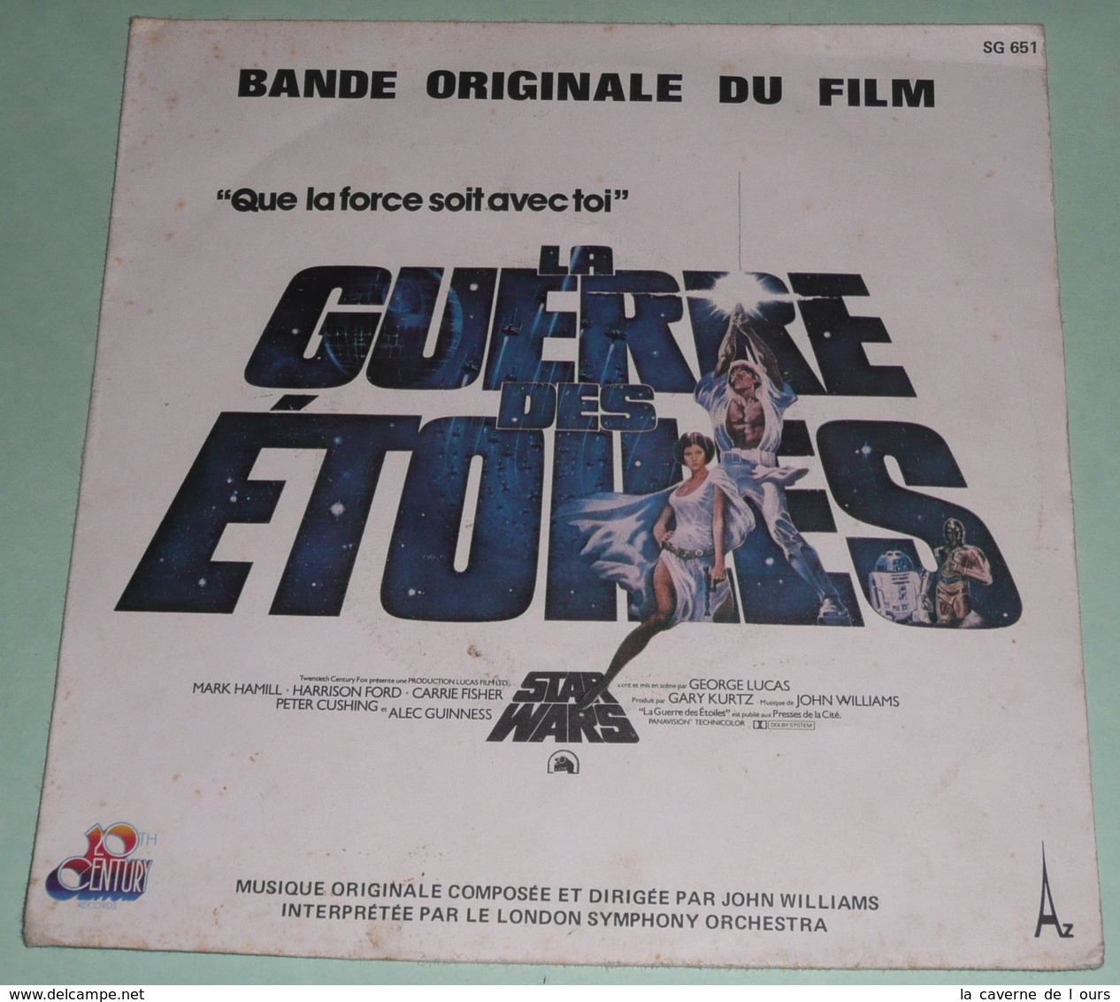 Rare Disque Vinyle 45T 45 Tours Star Wars La Guerre Des Etoiles BO - Musique De Films