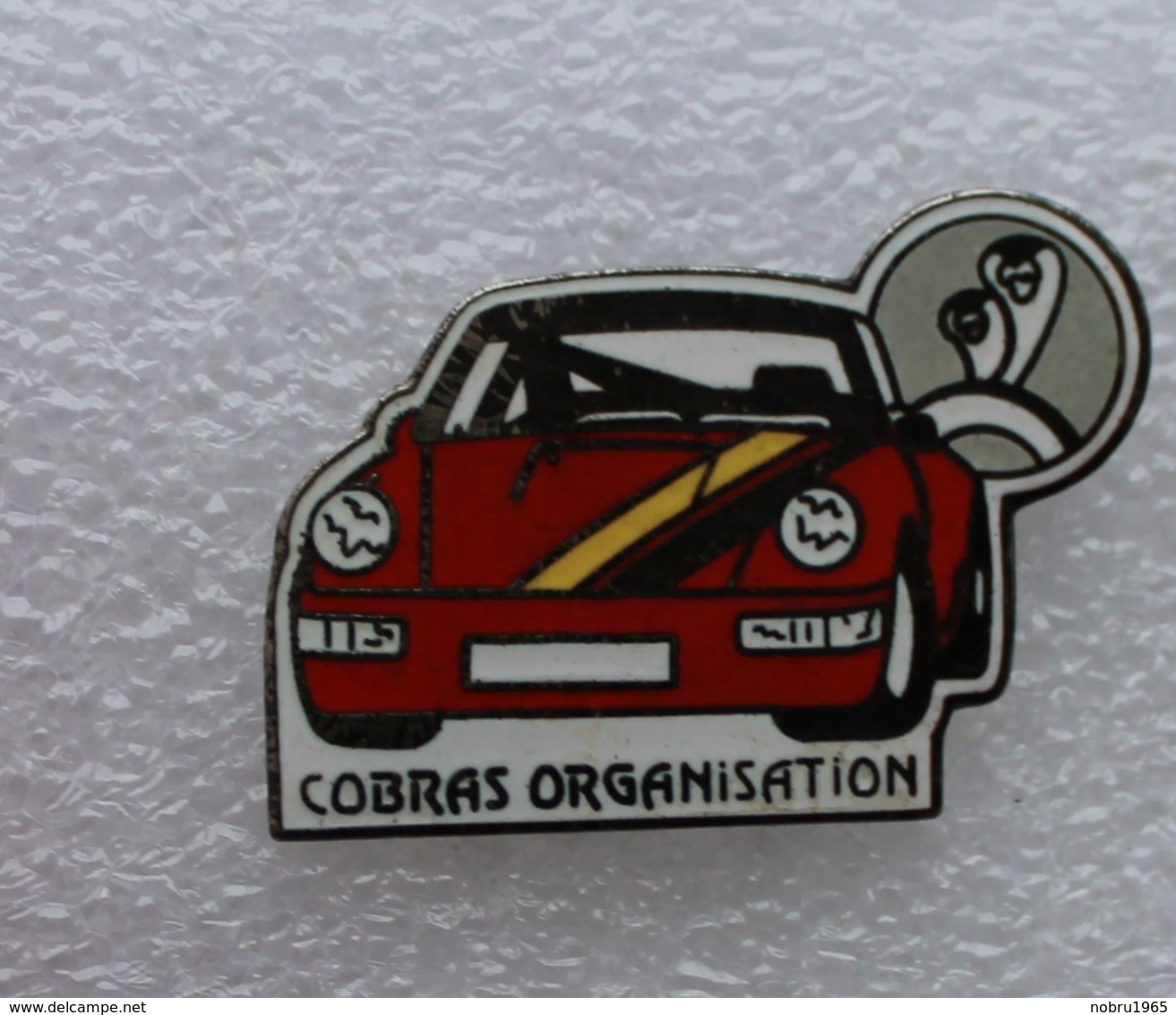 Pin's Porsche . Cobras Organisation . Egf . émail Grand Feu - Porsche