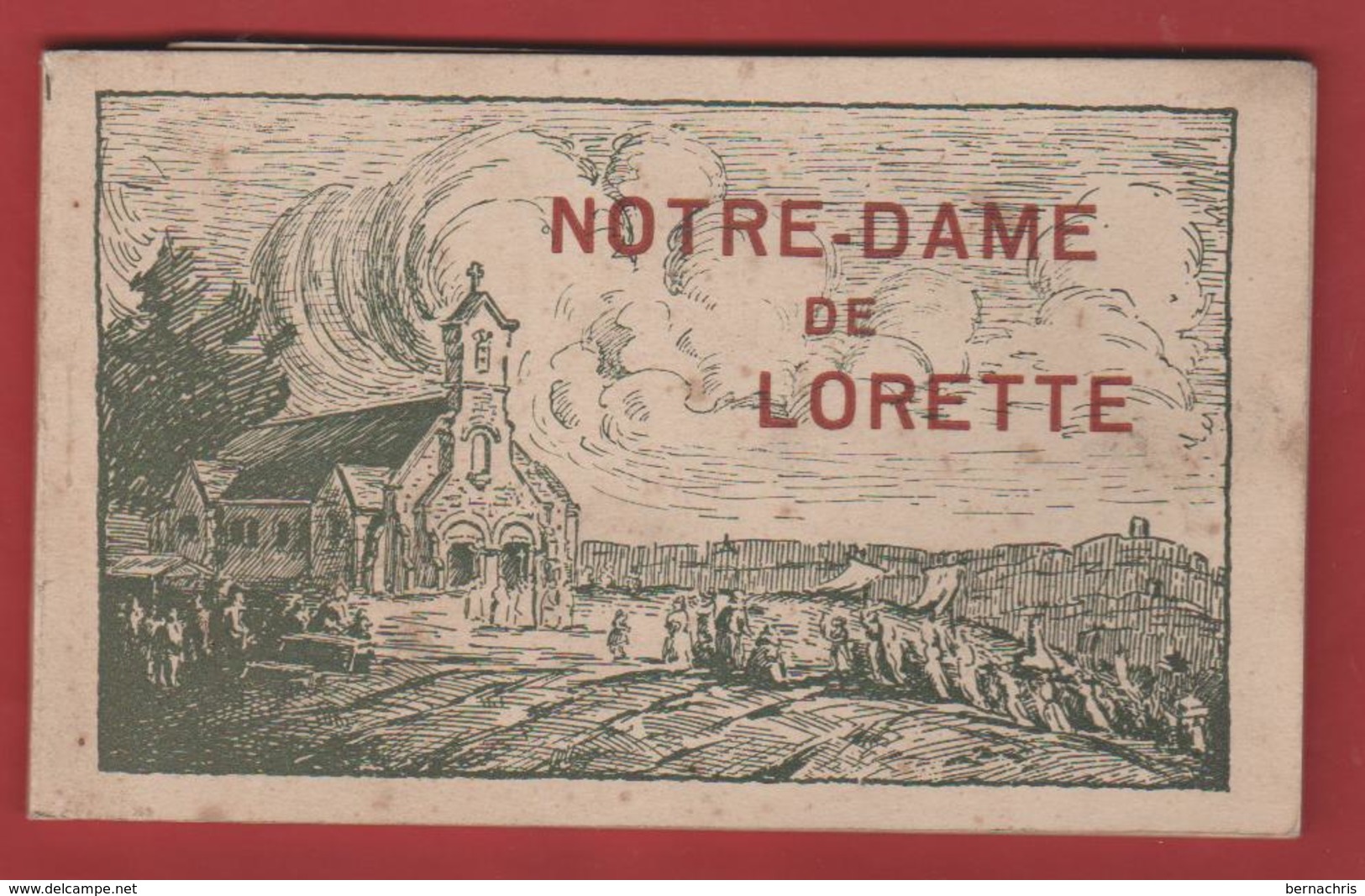 Carnet De 9 Vues De NOTRE DAME DE LORETTE 62 - 1914-18