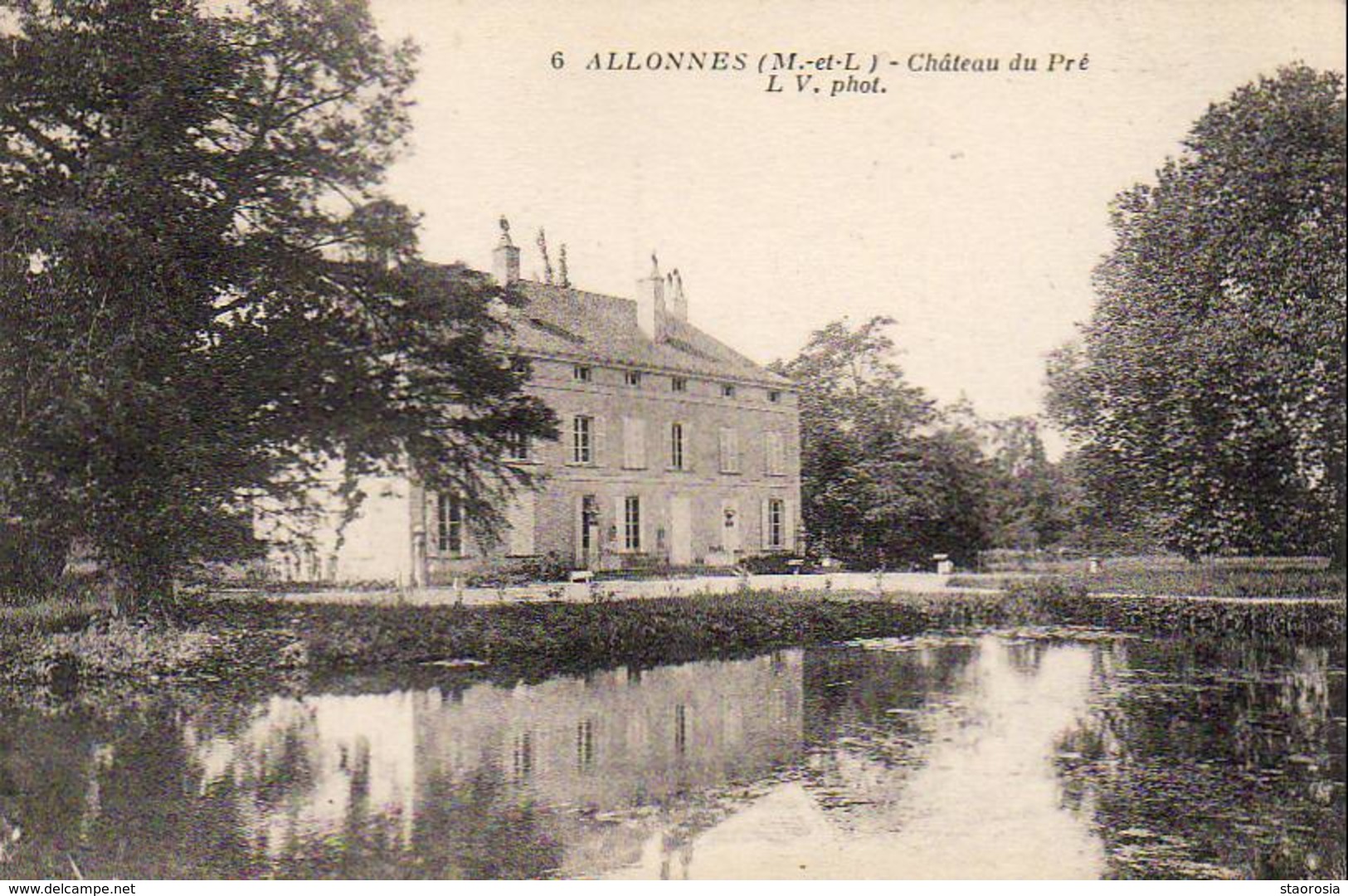 D49  ALLONNES  Le Château Du Pré - Allonnes