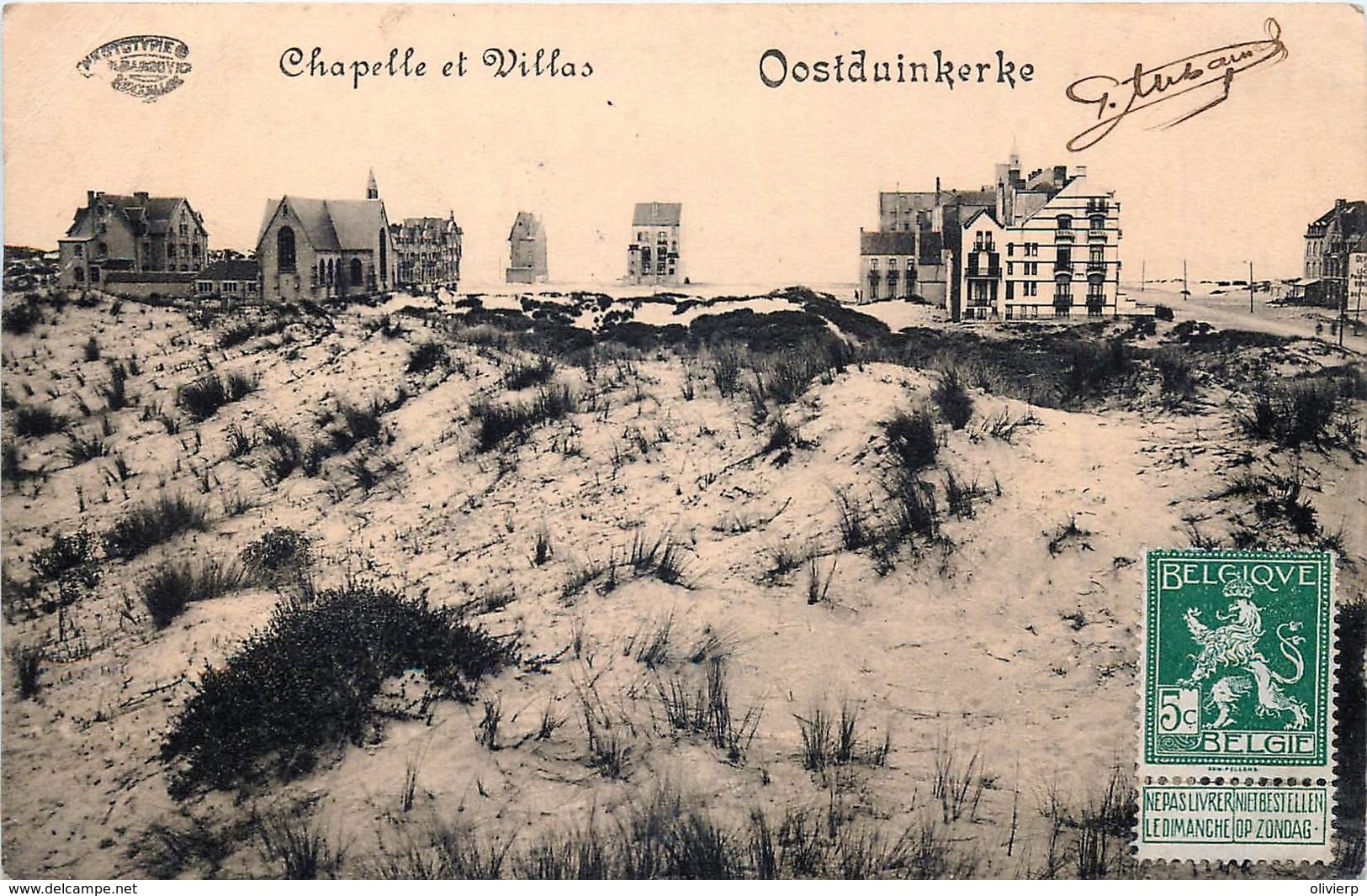 Coxyde - Oostduinkerke -  Edit. Marcovici  - Chapelle Et Villas - Koksijde