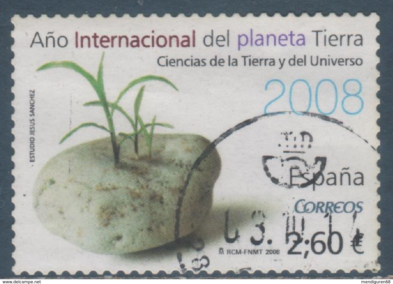 ESPAGNE SPANIEN SPAIN ESPAÑA 2008 EARTH ED 4388 YV 3998 MI 4293 SG 4334 SC 3547 - Used Stamps