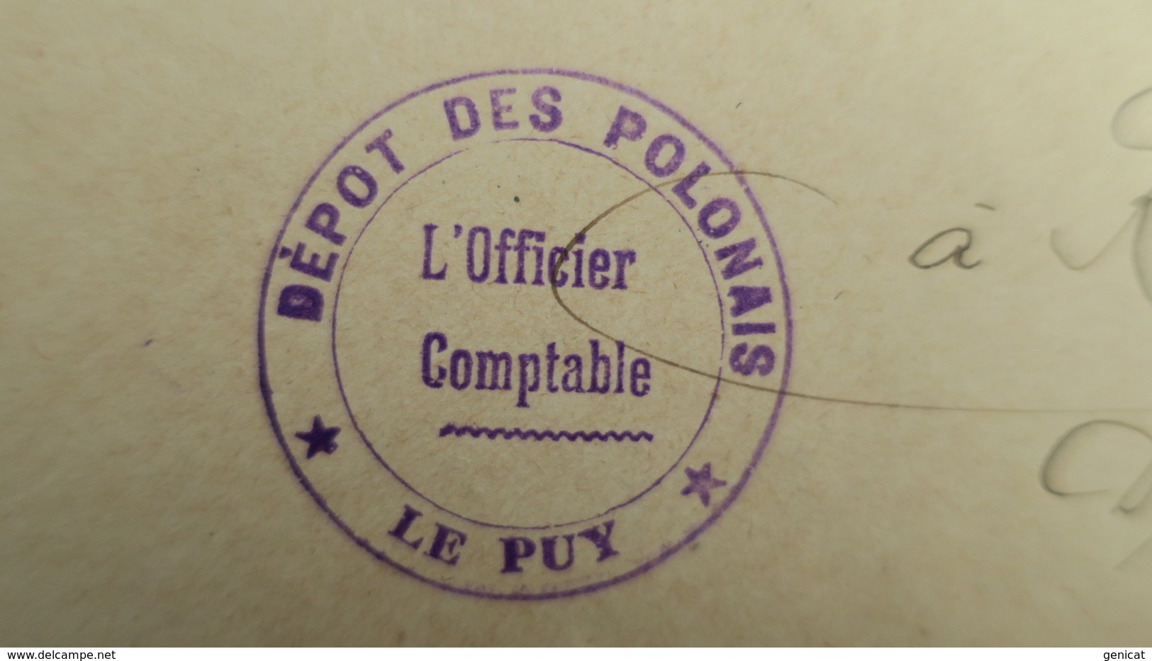 Lettre Du Camp Depot De Prisonniers De Guerre Polonais ( Enrôlé Par Les Allemands ) Le Puy 1916 Pour Romans - Guerre De 1914-18