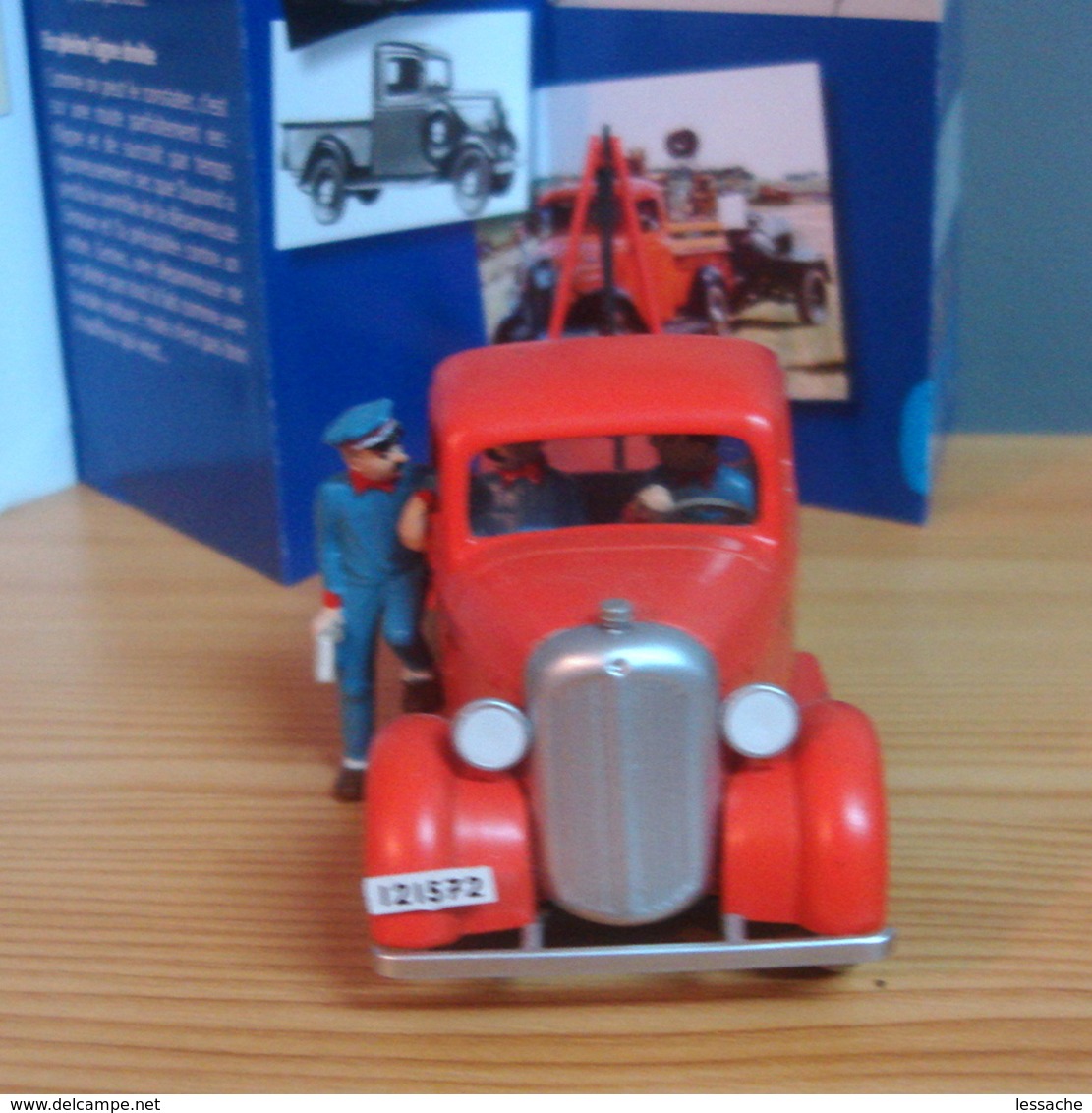 Voiture LA DEPANNEUSE SIMOUN CHEVROLET PICK UP De 1936, 1/43 De Tintin Au Pays De L'Or Noir, TINTIN - Tintin