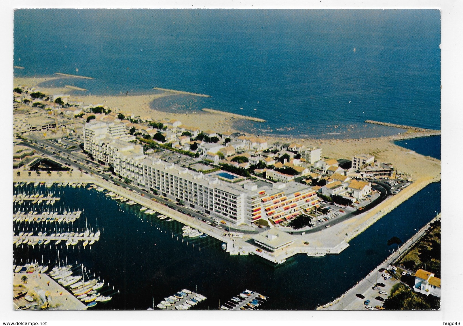 CARNON EN 1977 - VUE AERIENNE DU PORT - CSPM GF VOYAGEE - Autres & Non Classés