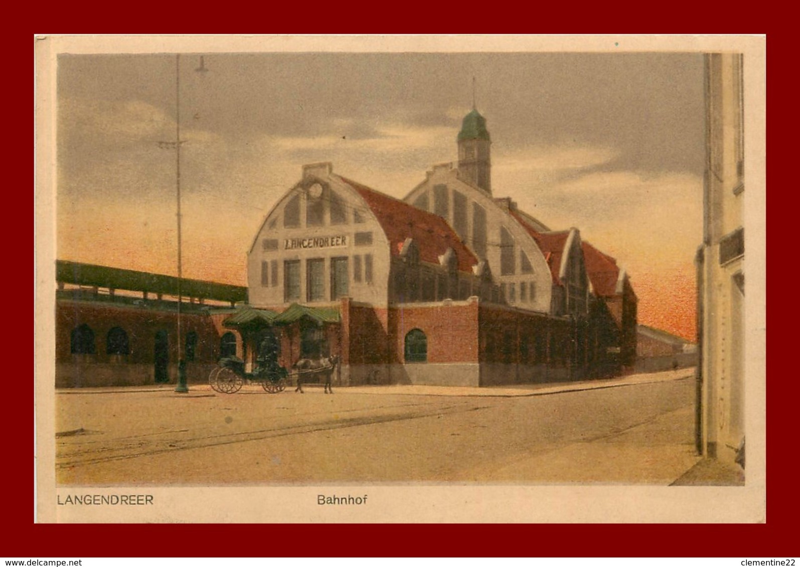 Langendreer * Bahnhof      (scan  Recto Et Verso ) - Beckum