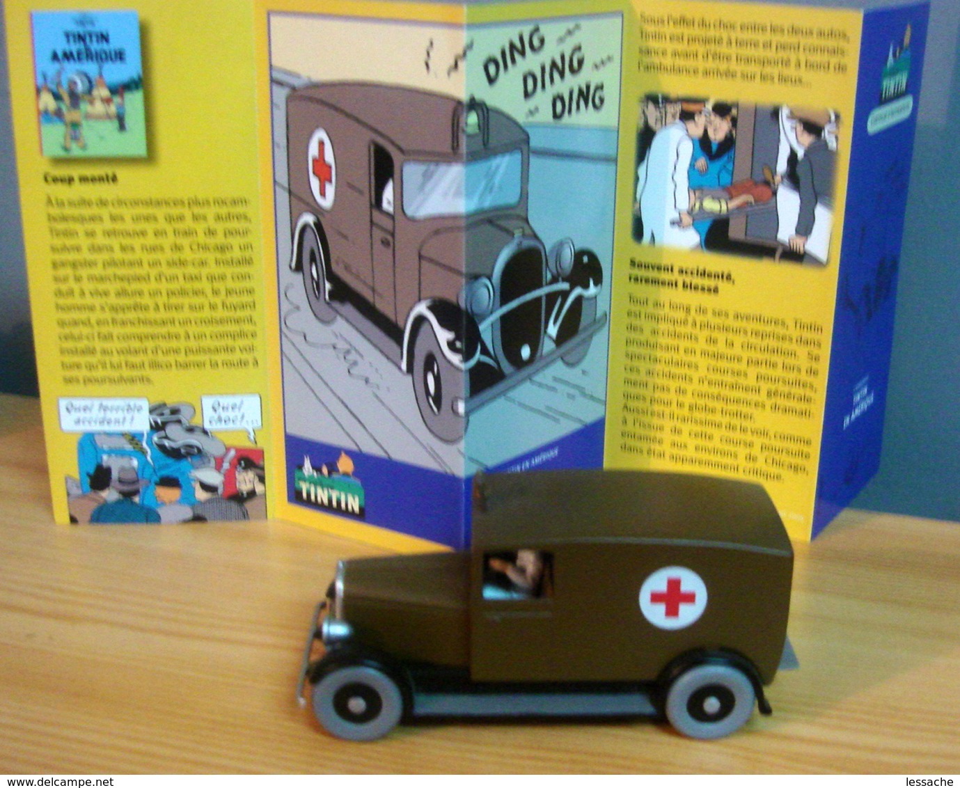 VOITURE AMBULANCE De 1920, 1/43, Tintin En Amérique - Tintin