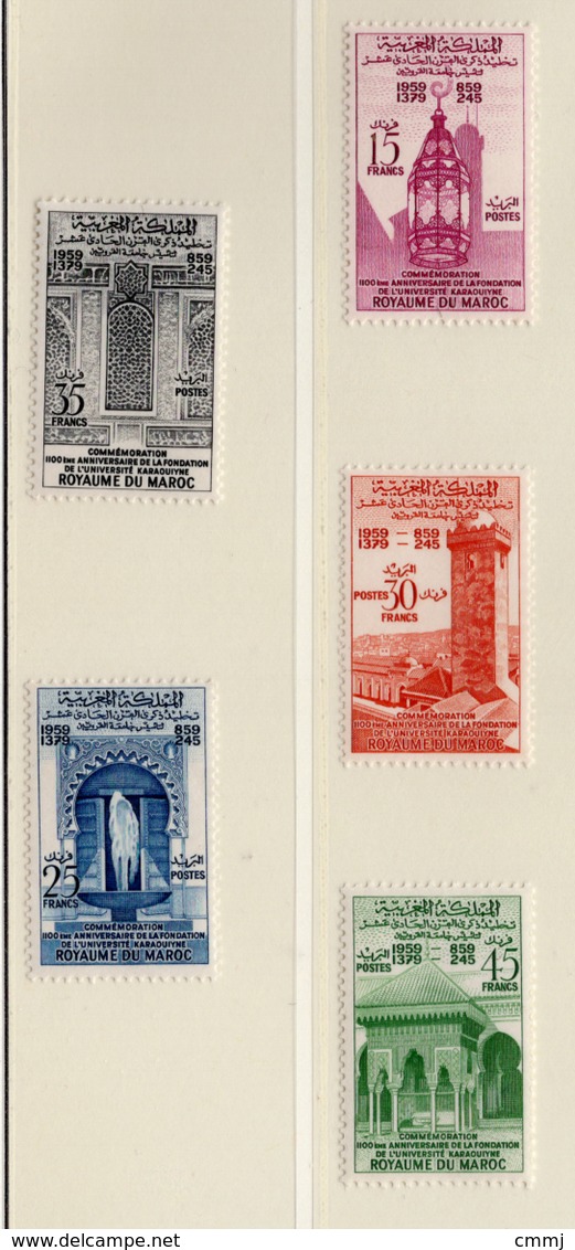 1960 - MAROCCO - MAROC - Yv:  Nr. 405/409 - NH - (UP121.17) - Marocco (1956-...)