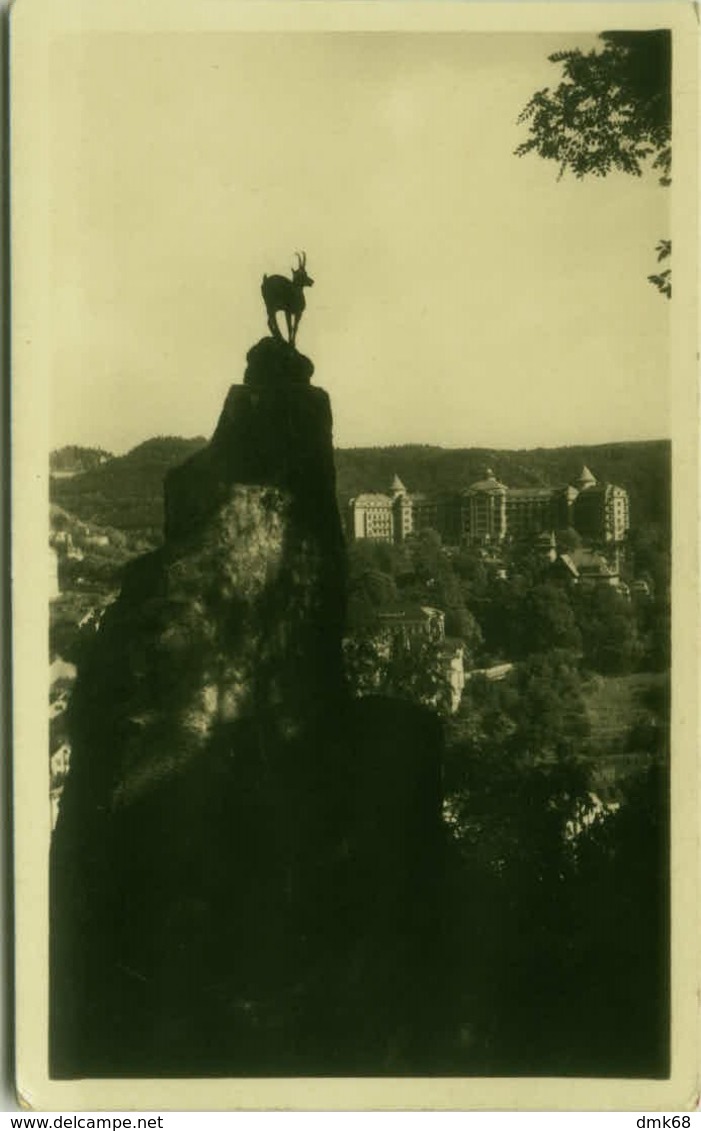 CZECH REPUBLIC - KARLOVY VARY - JELENI SKOK - RPPC POSTCARD - 1930s (BG1809) - Tchéquie