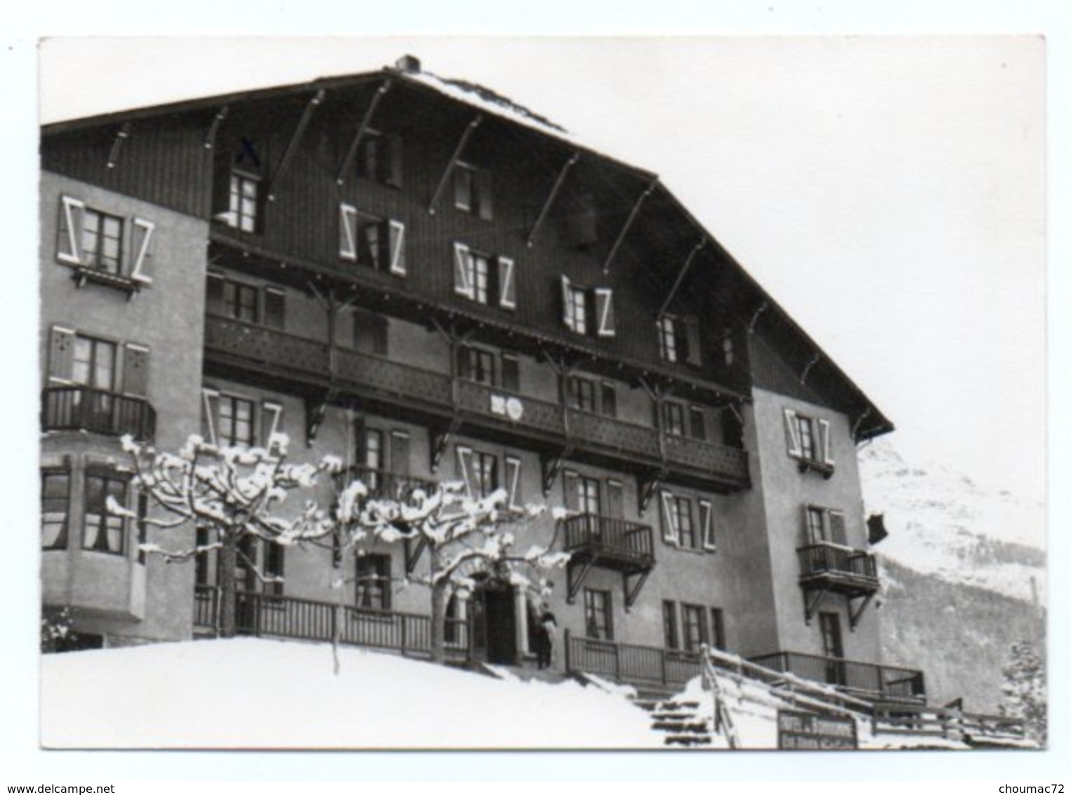 GF (74) 851, Les Contamines Montjoie, Carte Photo Giet, Hotel Du Bonhomme - Les Contamines-Montjoie